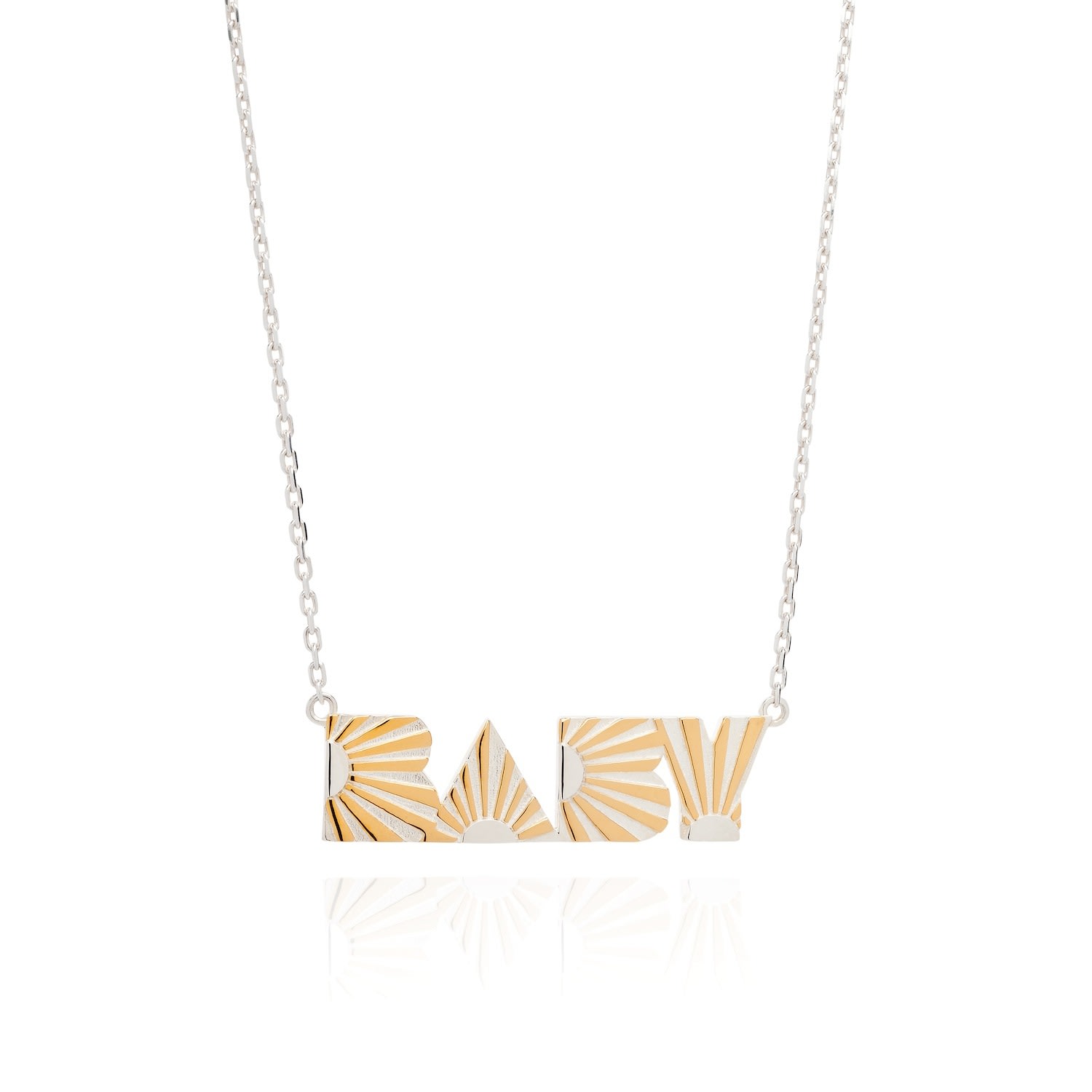 Yasmin Everley Jewellery Women's Gold / Silver Baby Necklace