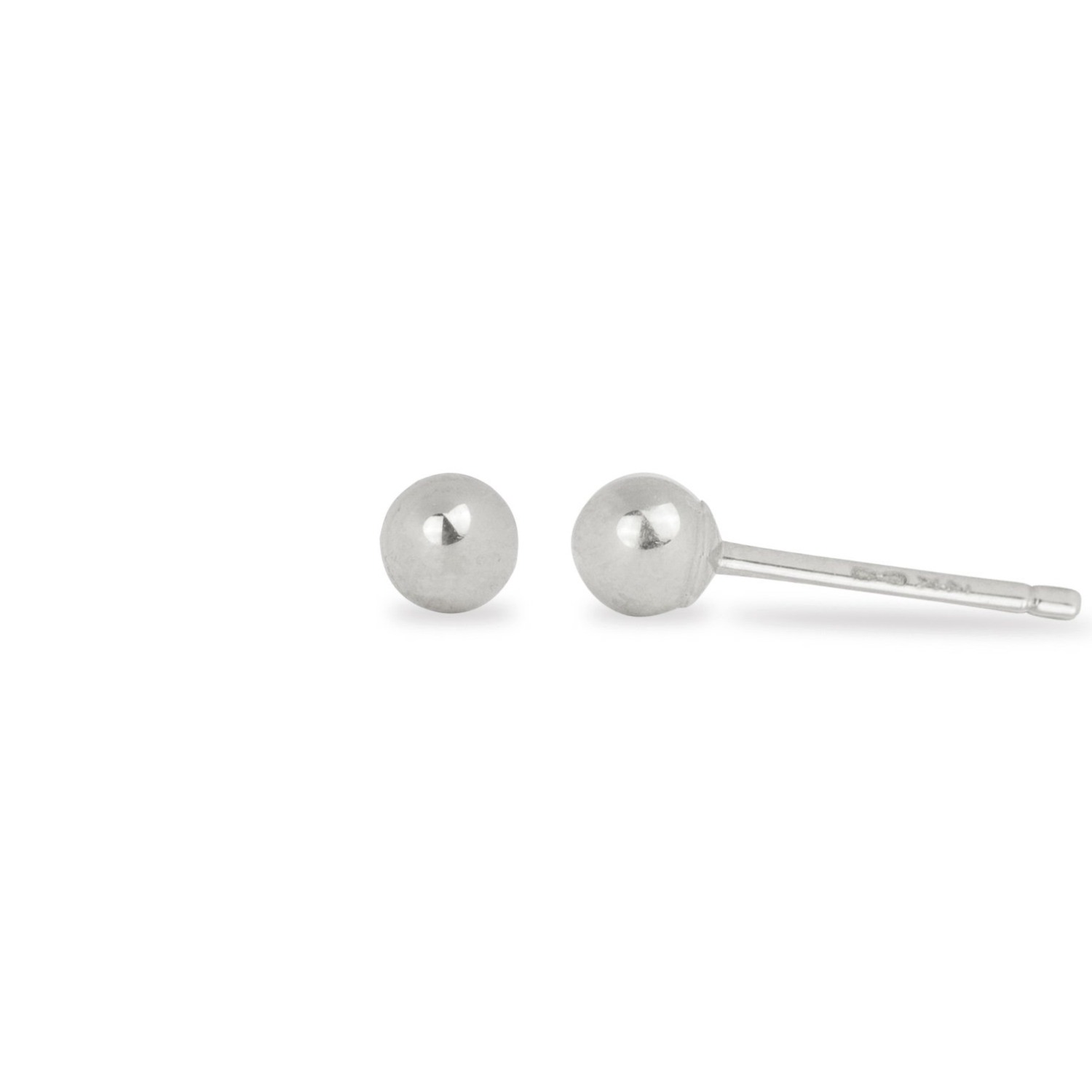 Maya Brenner Women's Mini Preppy Posts - White Gold In White