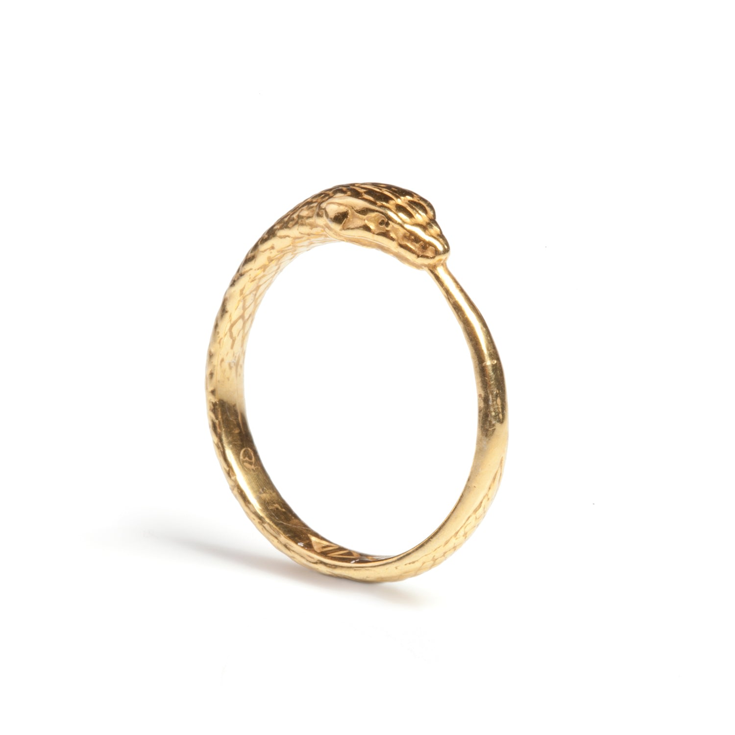 Women’s Ouroboros Snake Ring Gold Rachel Entwistle Jewellery