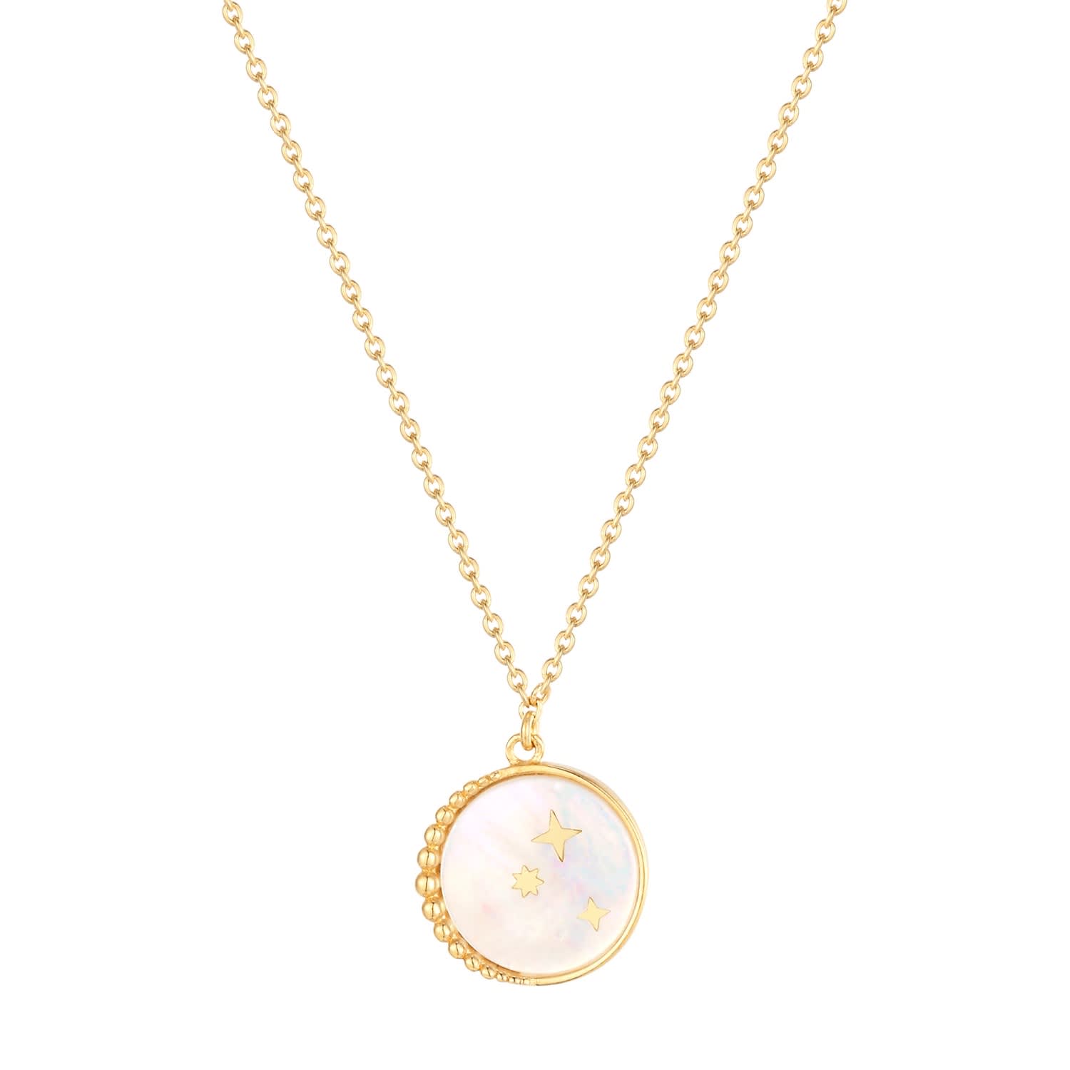 mother of pearl medallion
