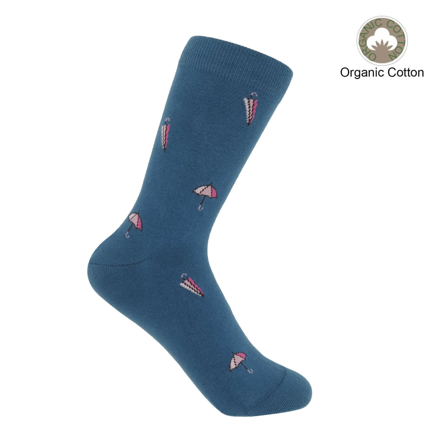 Peper Harow - Made In England Umbrella Women's Socks – Blue In Blue