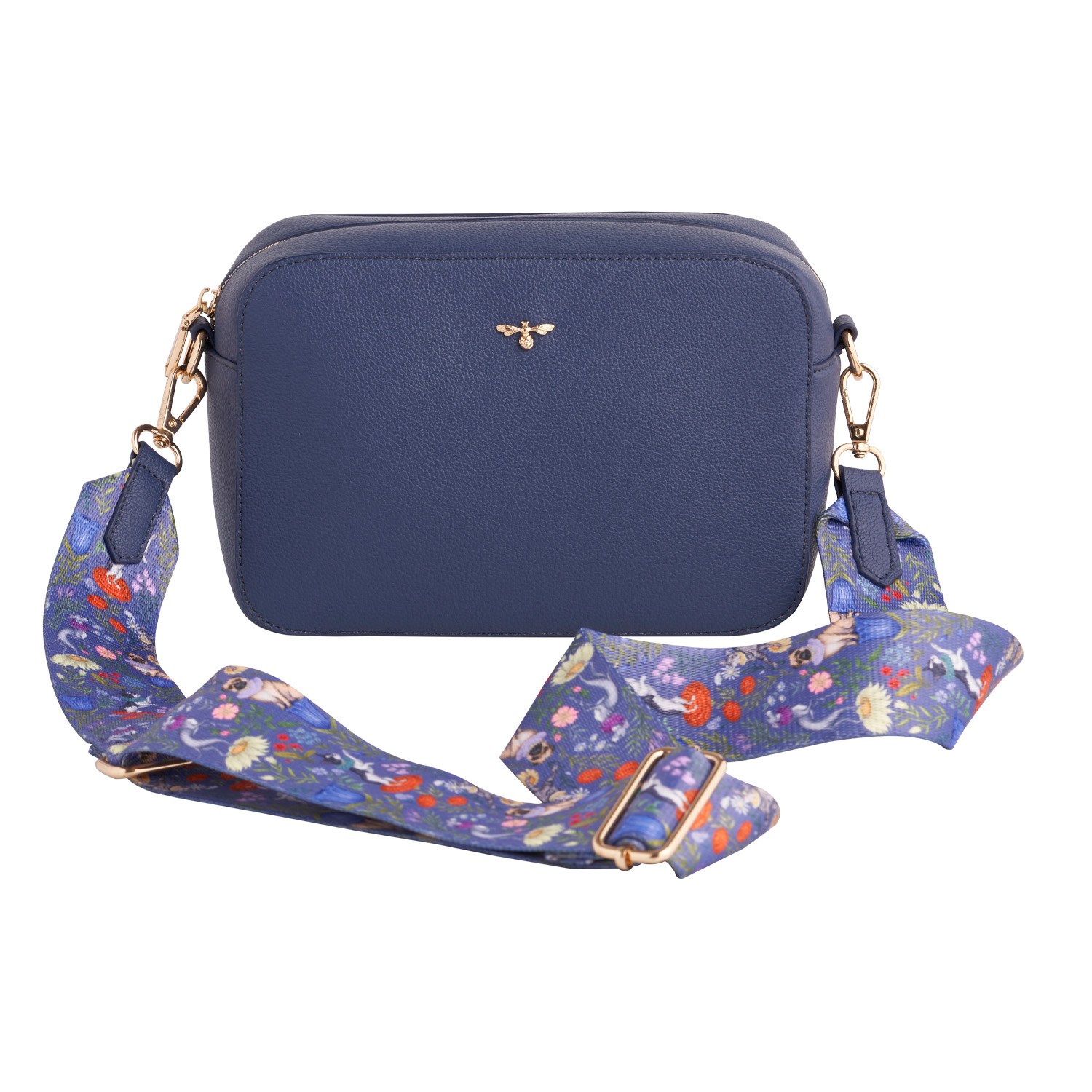 Women’s Catherine Rowe Pet Portraits Camera Bag - Navy Blue Fable England