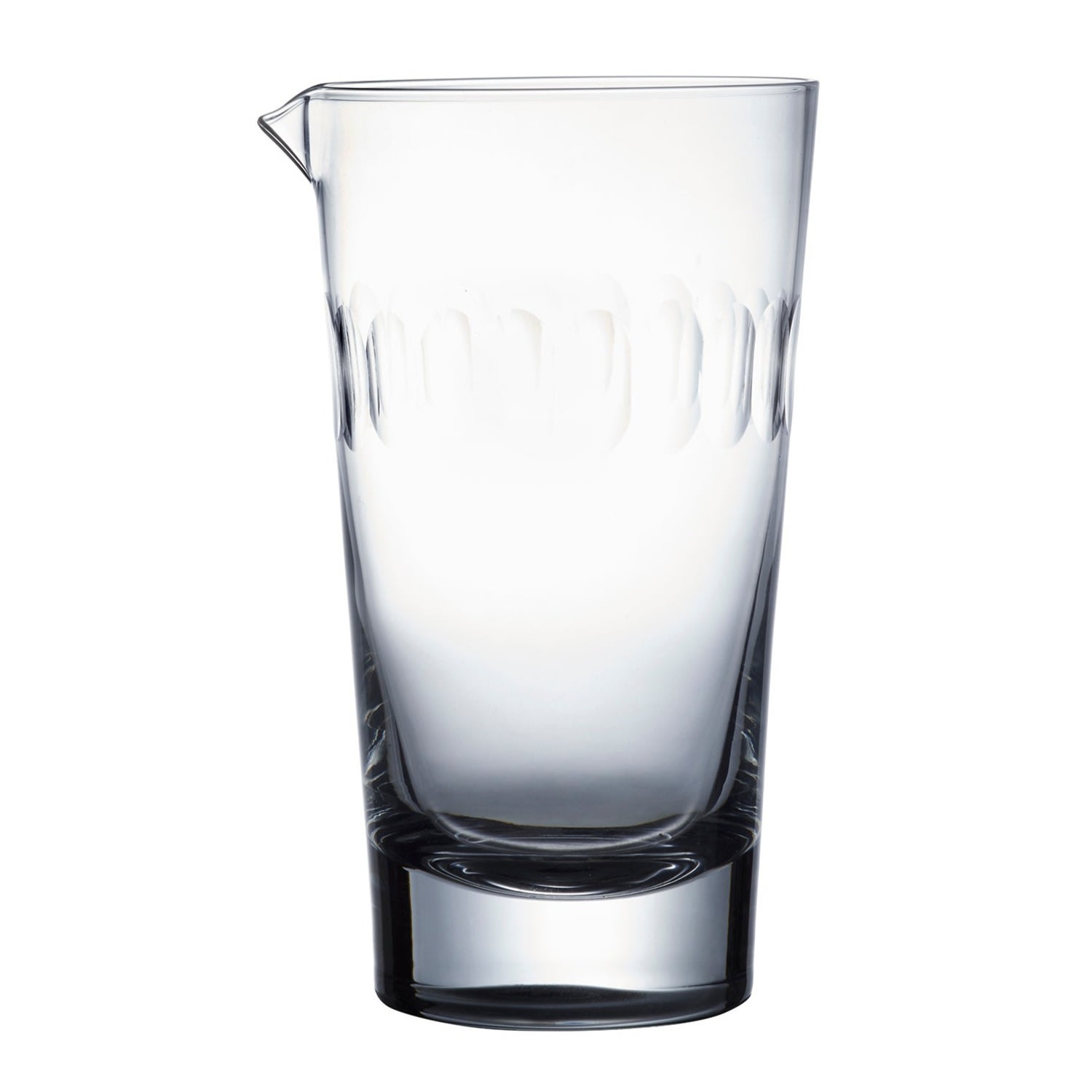 A Mixing Glass With Lens Design The Vintage List