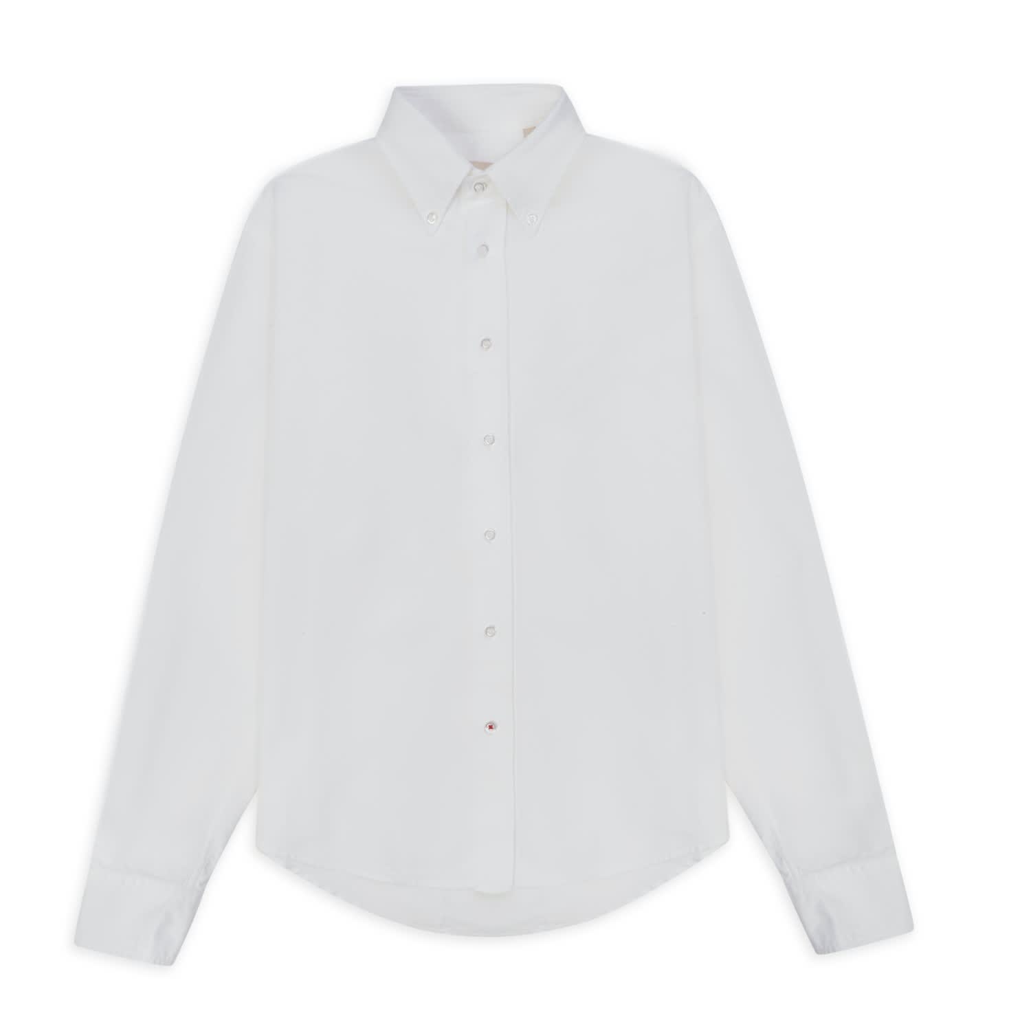 White button up oxford shirt 2025