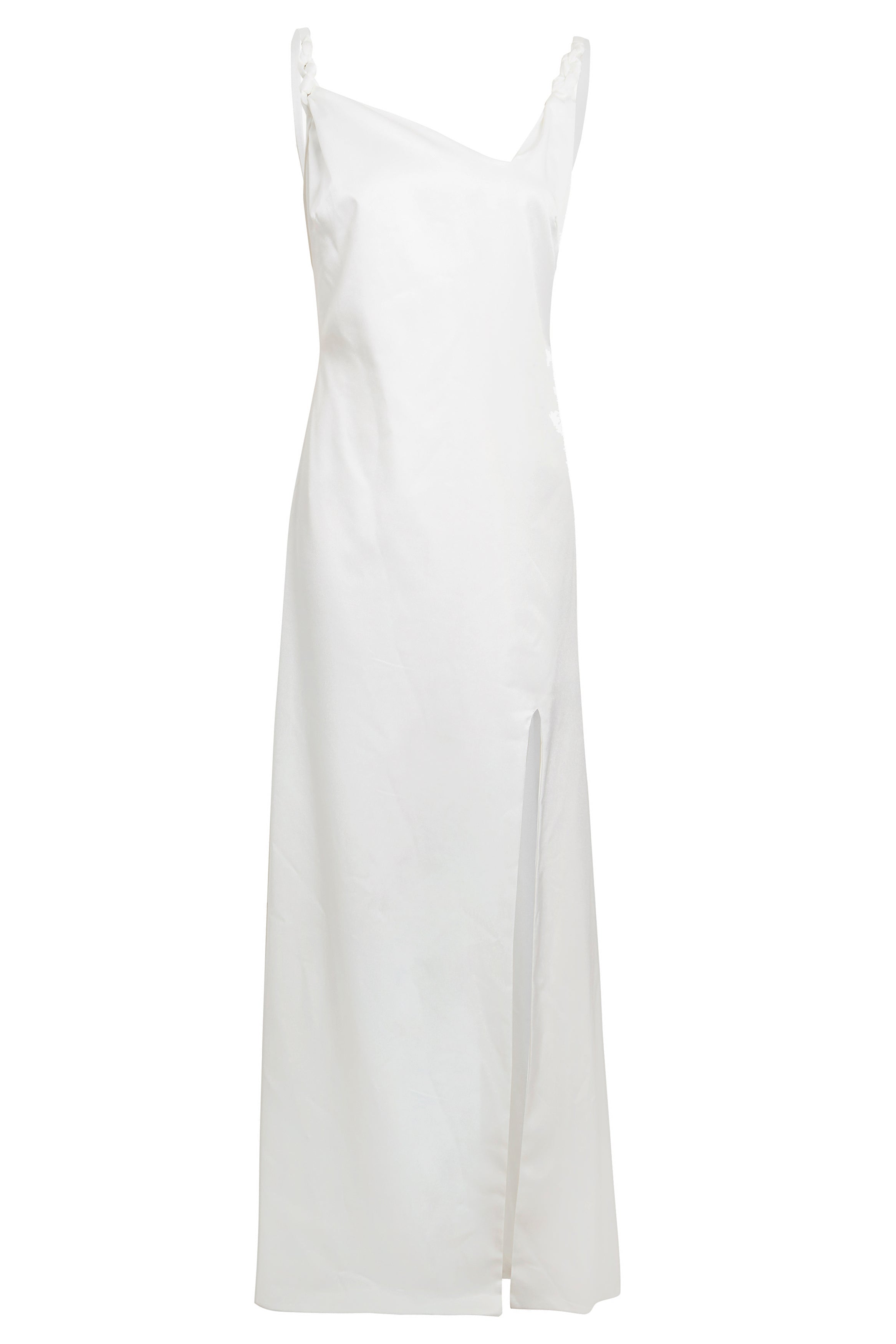 Women’s Asymmetric White Maxi Dress Medium Sarvin