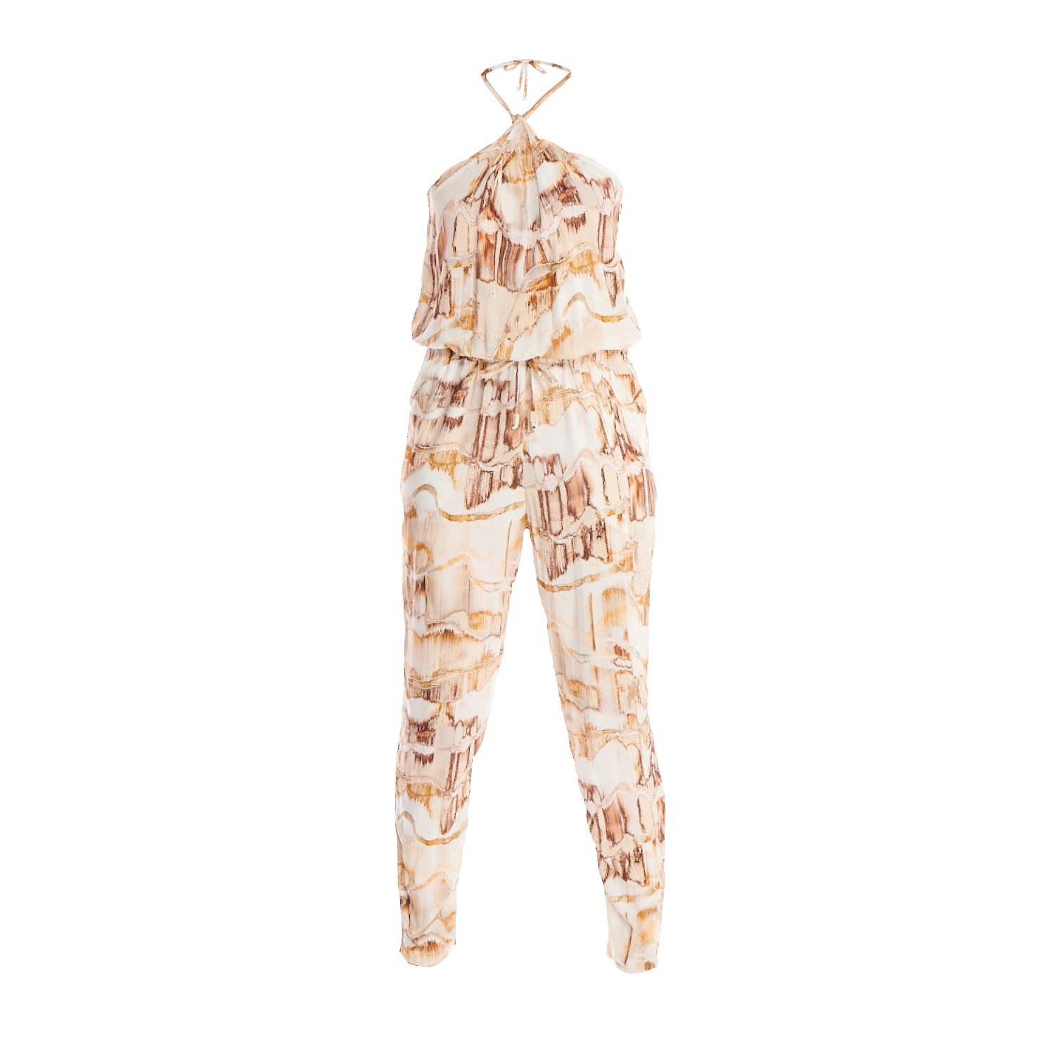 Carlton Jones Women's White Nia Jumpsuit In White