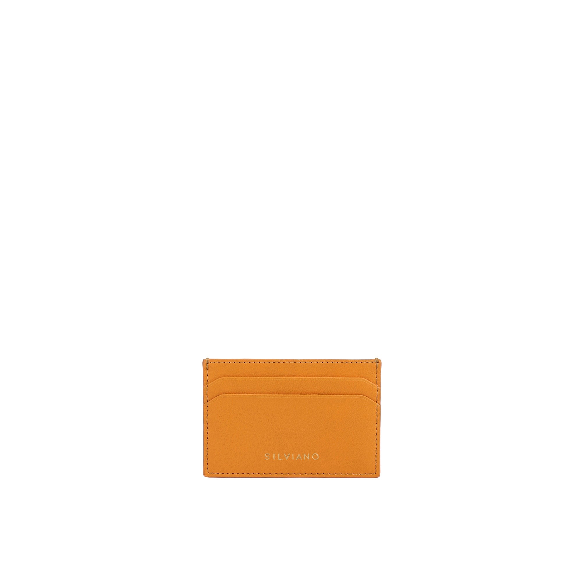 Women’s Yellow / Orange Silviano Eden Card Holder - Mustard Yellow Statement For Vibrant Organization