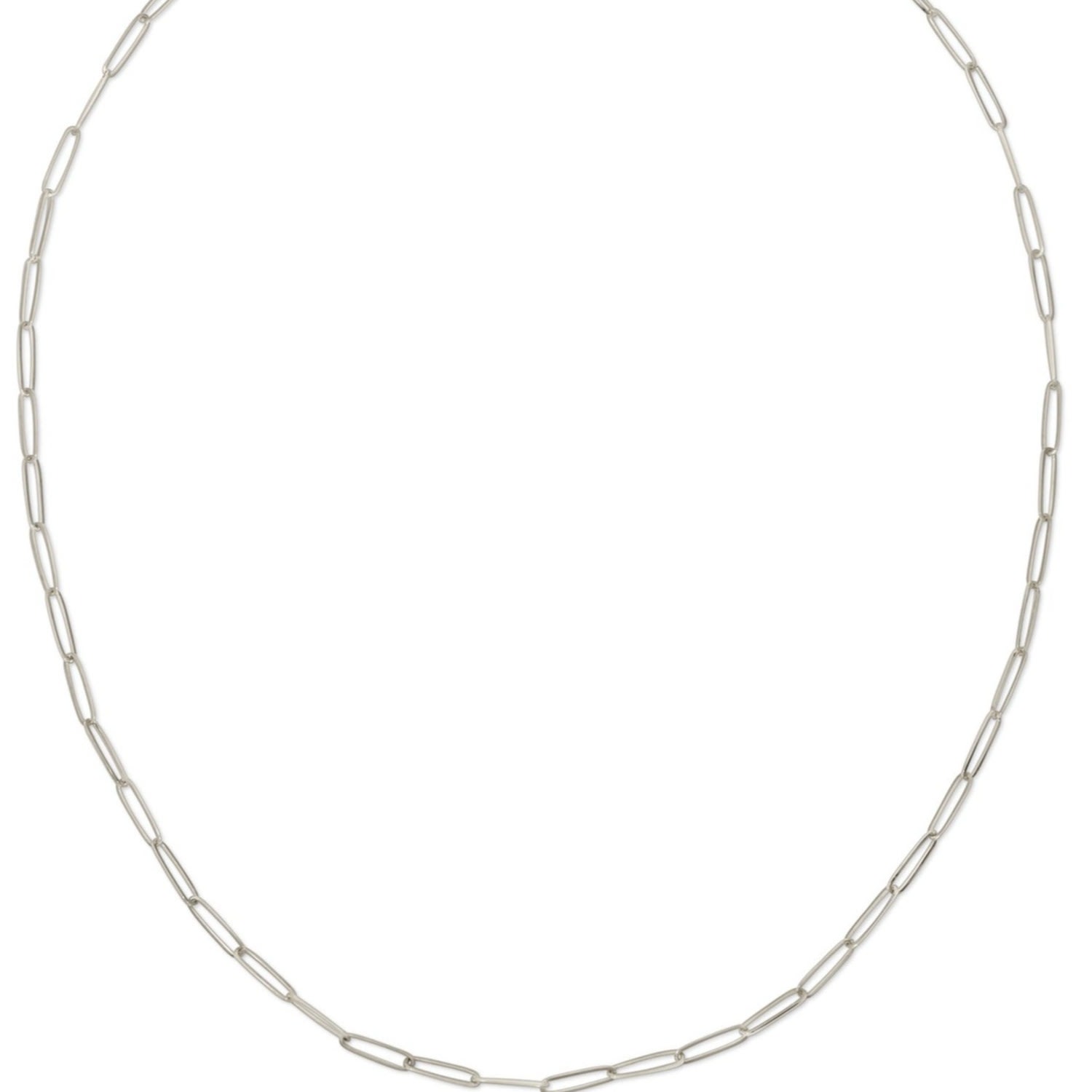 Maya Brenner Women's Element Long Link Chain - 14k White Gold - 16" In Metallic