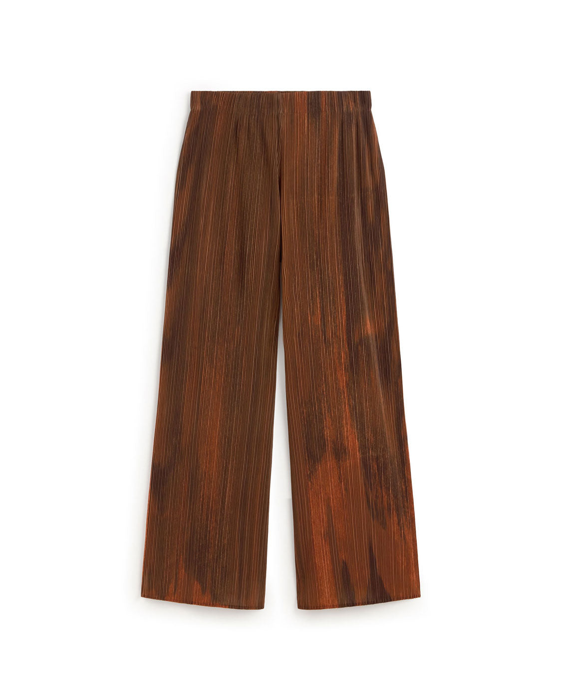 Thinking Mu Women's Orange Relaxed Pleated Maro Pants In Brown