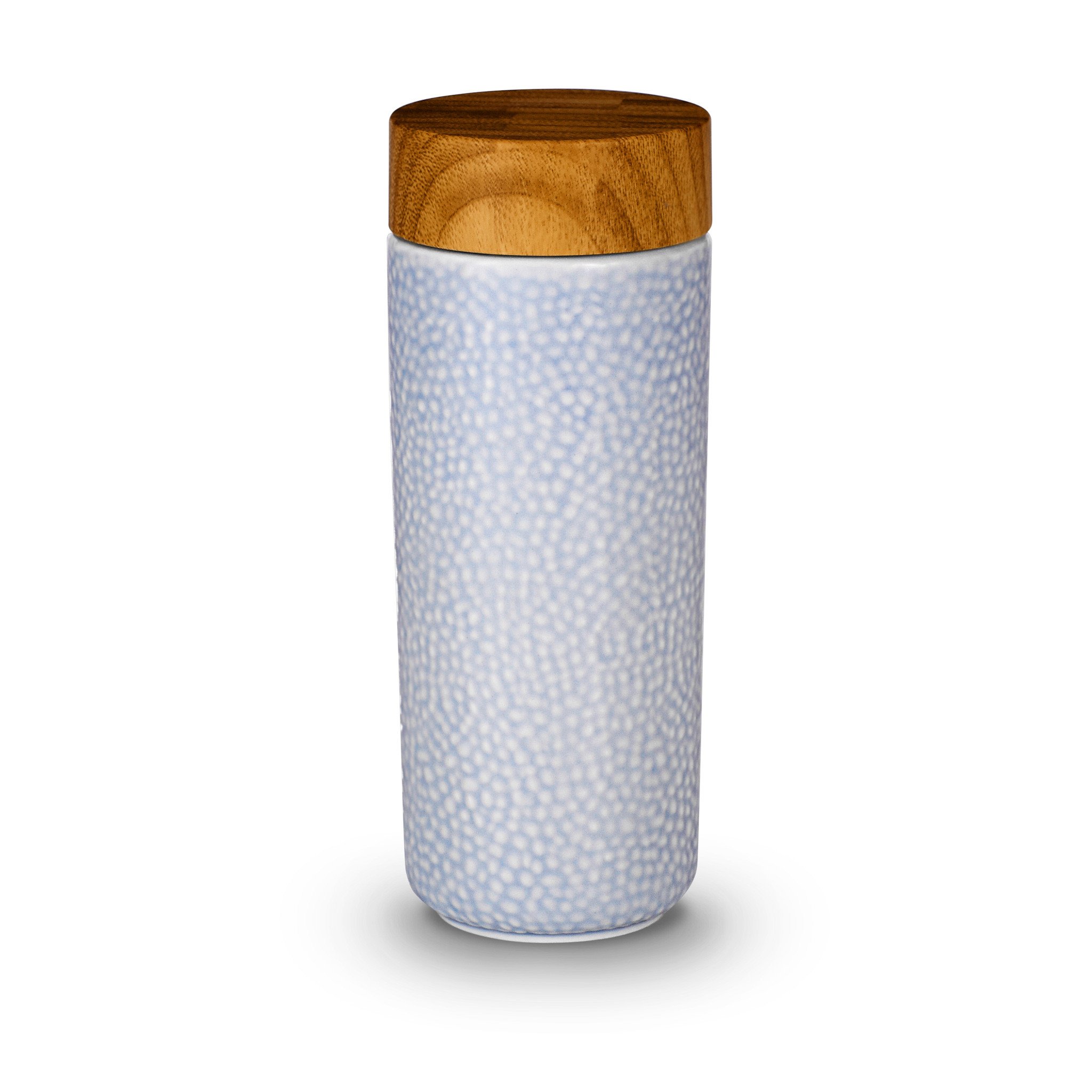 Blue / Grey Morning Dew Ceramic Tumbler - Blue, Grey Acera