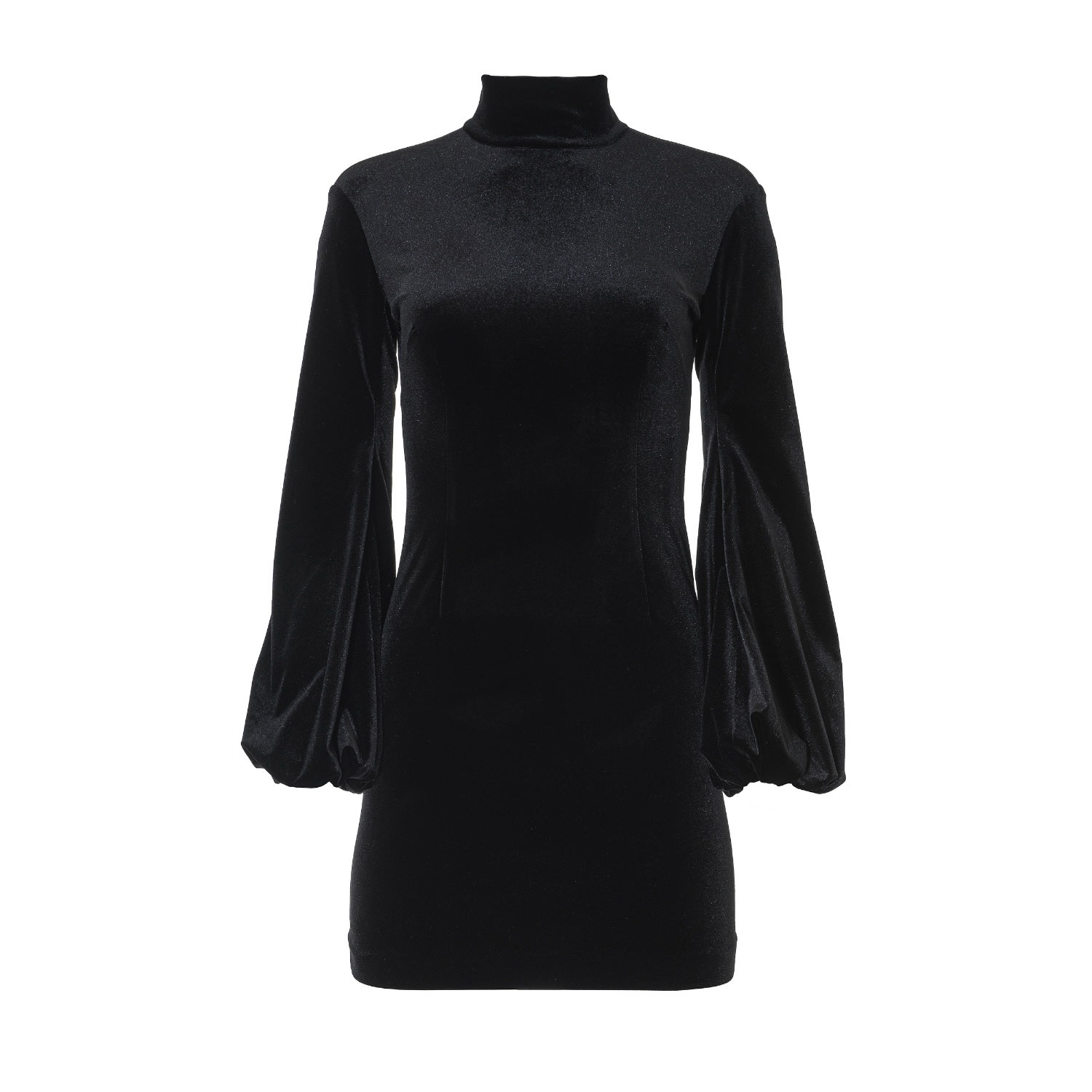 Shop Lita Couture Women's Mini Velvet Black Dress