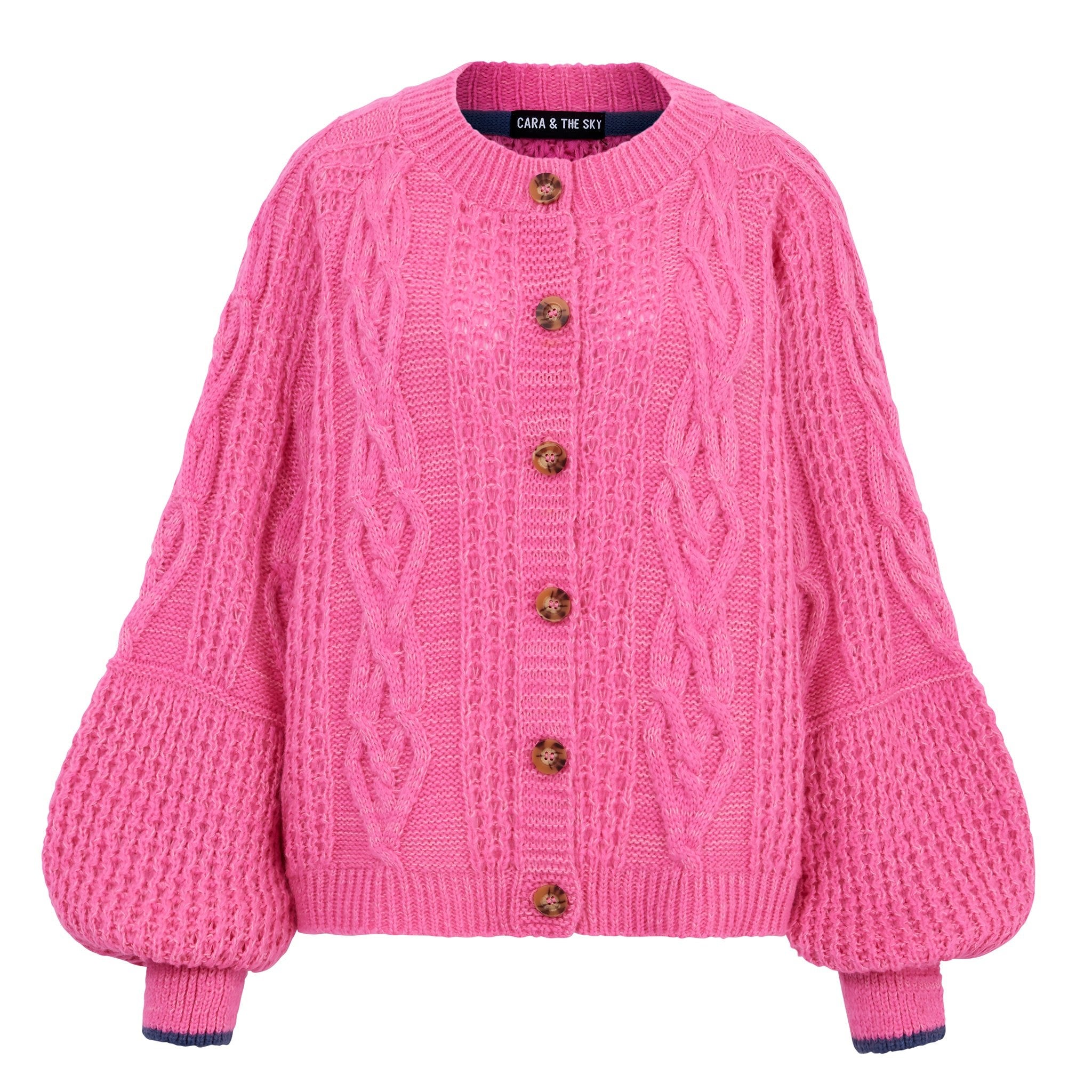 トップス A&S Bulky sleeve balloon cardigan short EDIKTED Sammi Balloon Sleeve Cotton Crop Cardigan | Nordstrom
