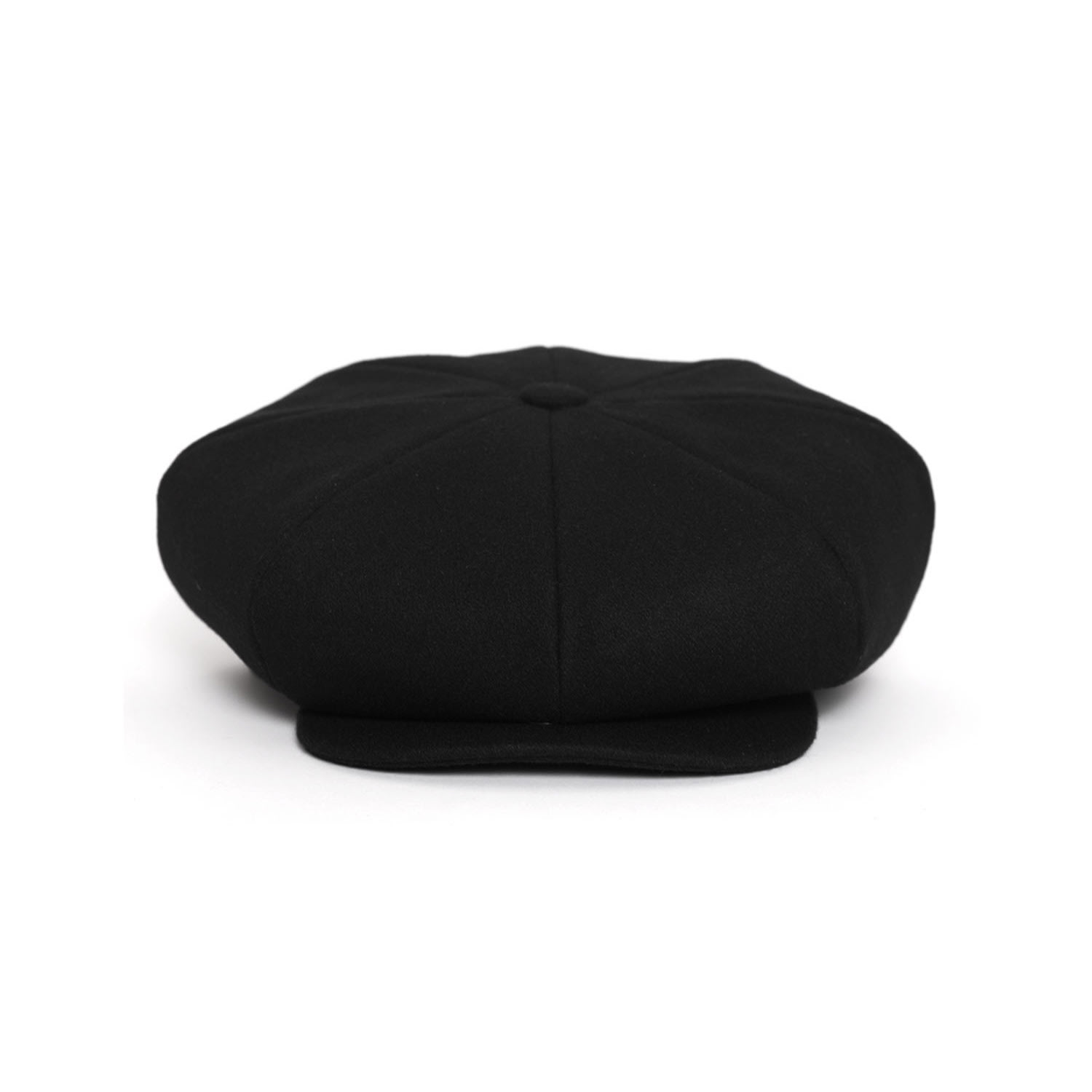 Men’s Newsboy Cap - Black Wool Small Kimmo Halme