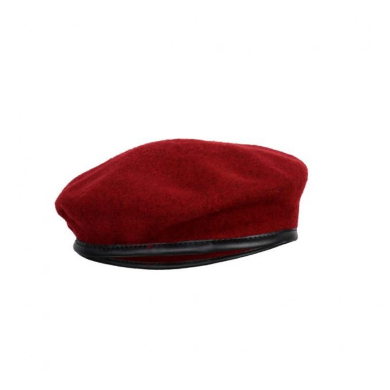 David Wej Men's Wickliffe Wool Beret – Burgundy In Red