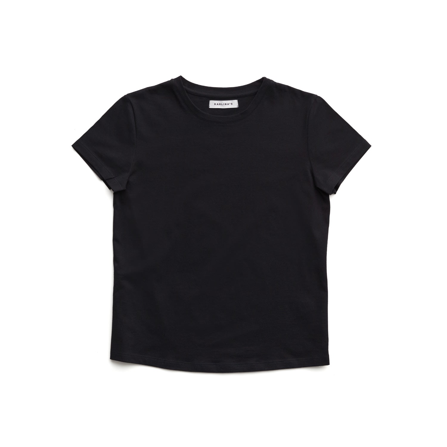 Women’s Katlin Organic Cotton T-Shirt In Black Small Karlina’s