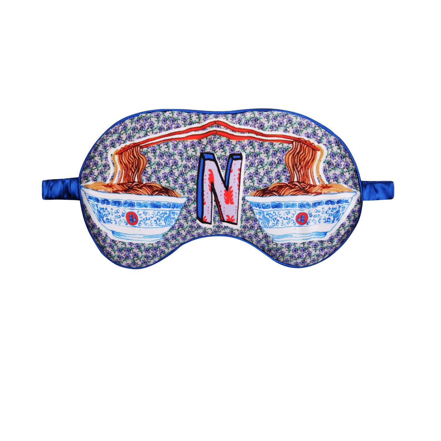 N For Noodles - Silk Eye Mask One Size Jessica Russell Flint