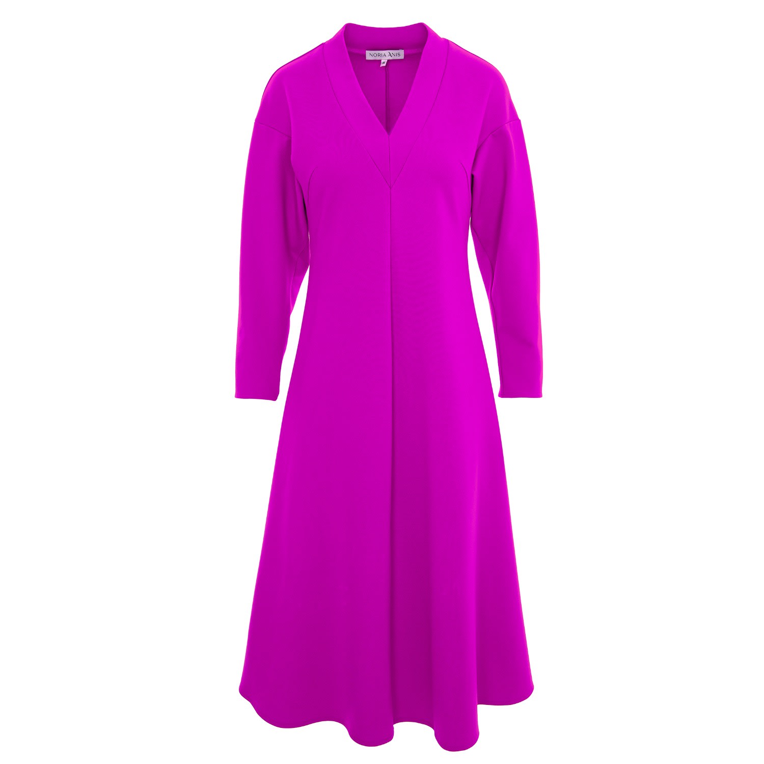 Women's Scarlet Midi Dress In Purple | Xxs | Noria Anis