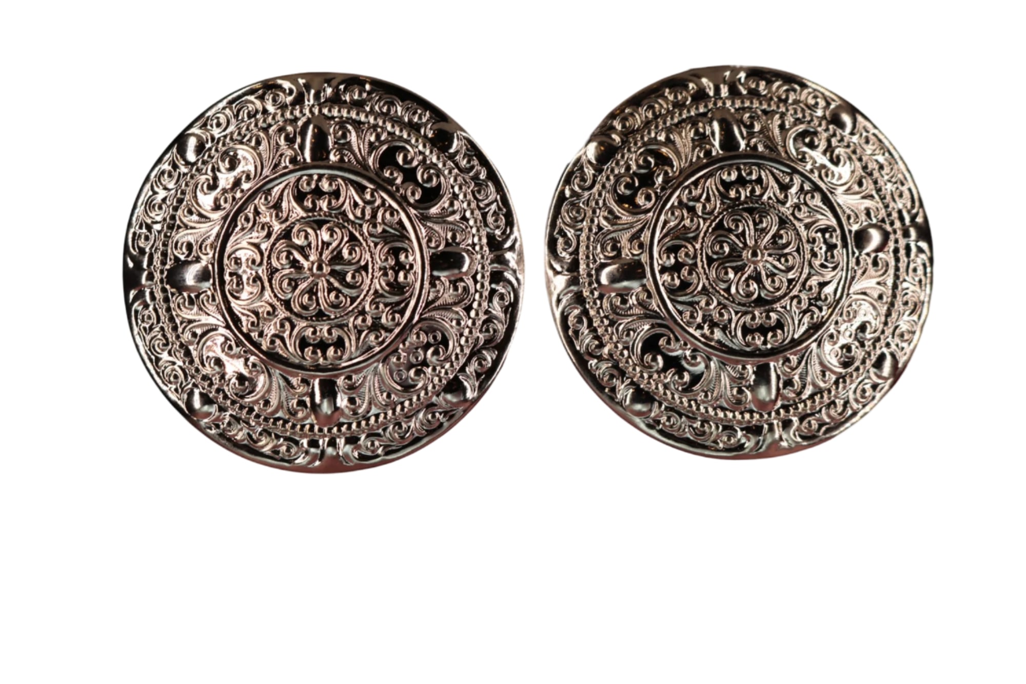 Vickisarge Women's Silver The Centurion Disk In Platinum - Clip