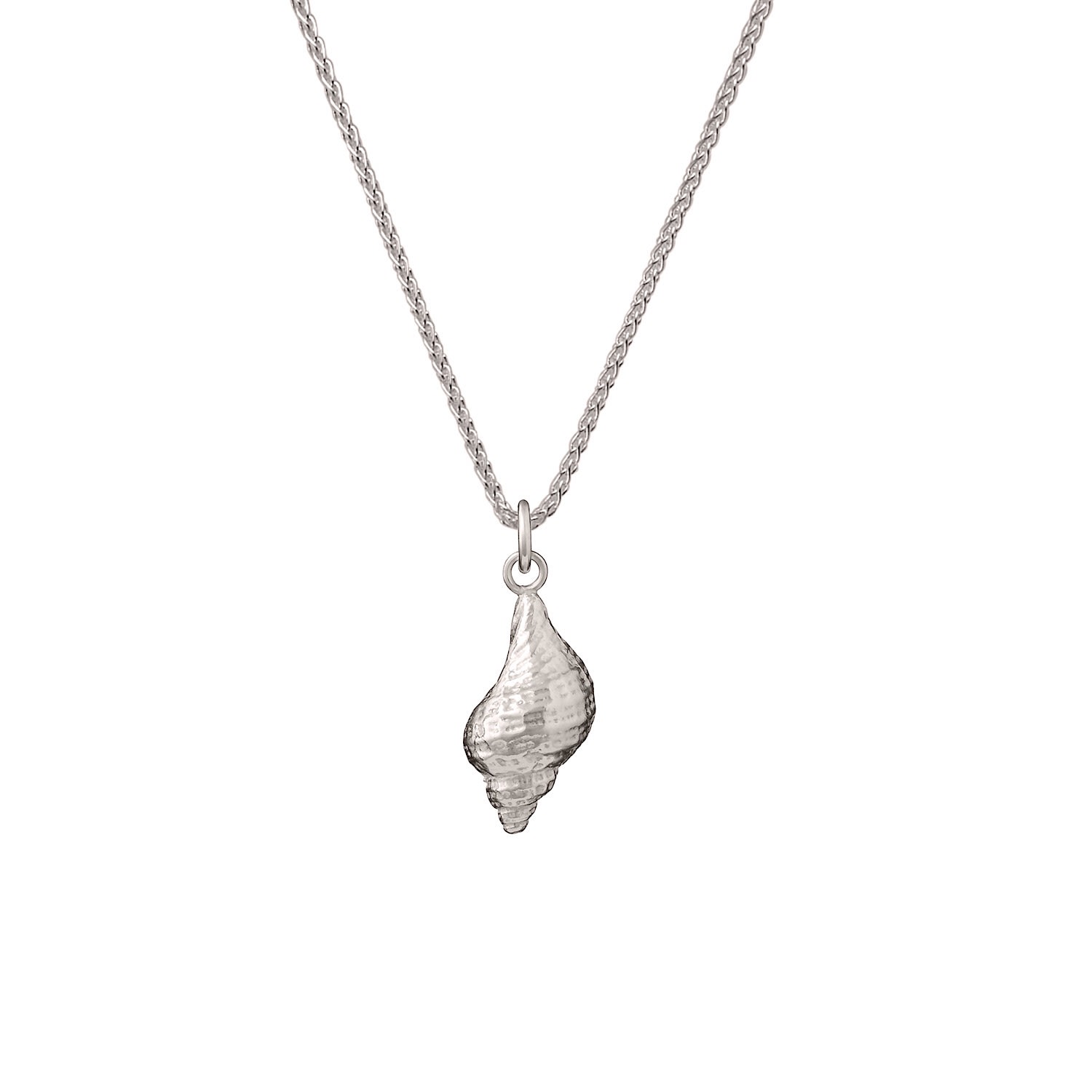 Women’s Tulip Shell Charm Necklace - Silver Wild & Fine Jewellery