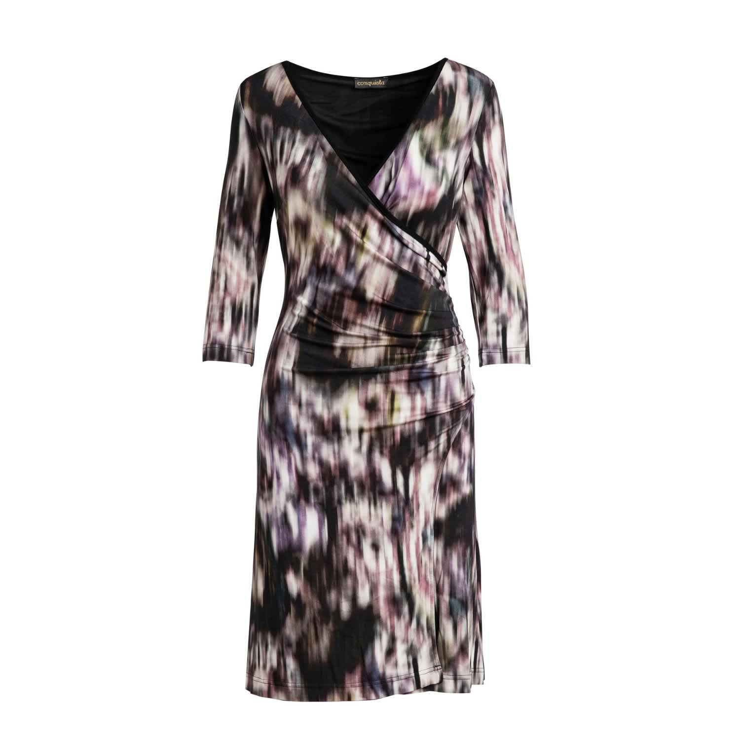 jersey faux wrap dress