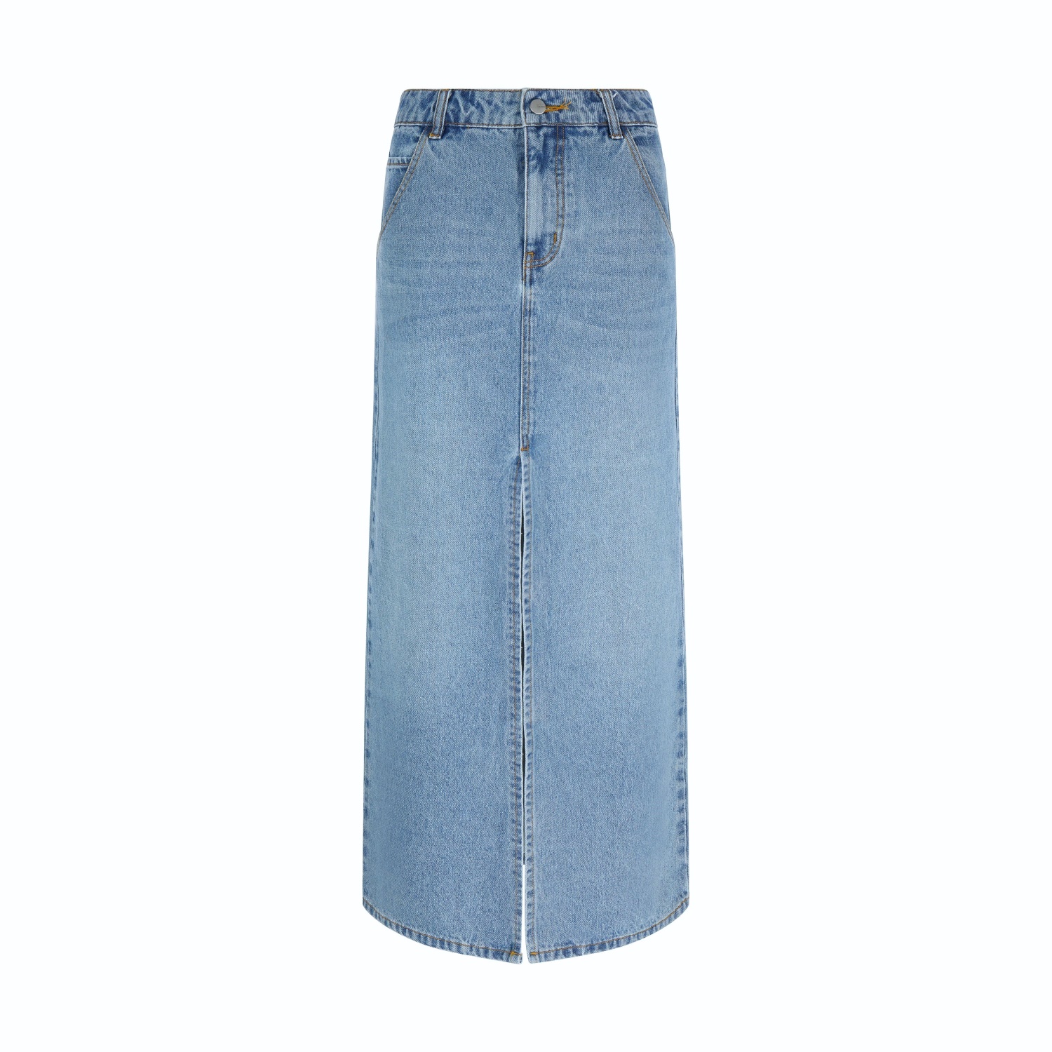 Flow string slit skirt (Blue)