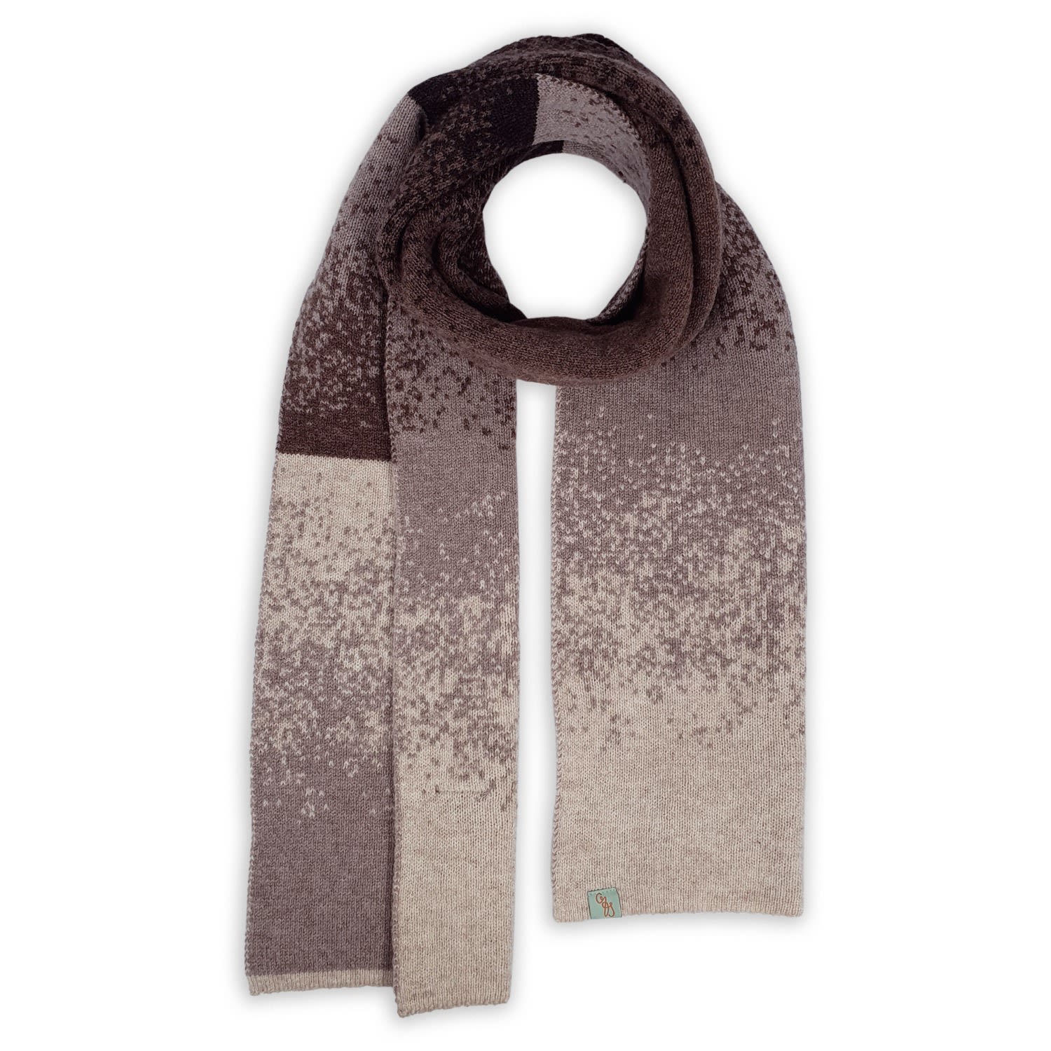 Otto & Spike Men's Scarves - Fade - Browns In Brown
