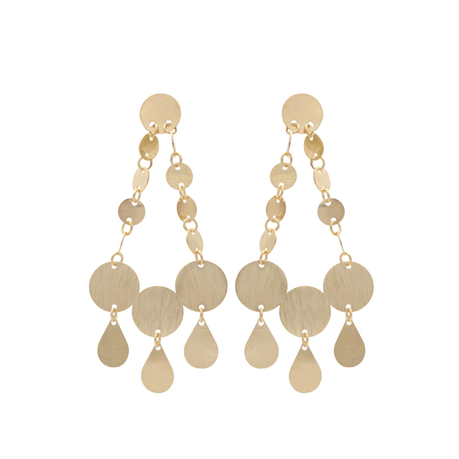 Women’s Gold Addison Chandelier Earrings Marcia Moran