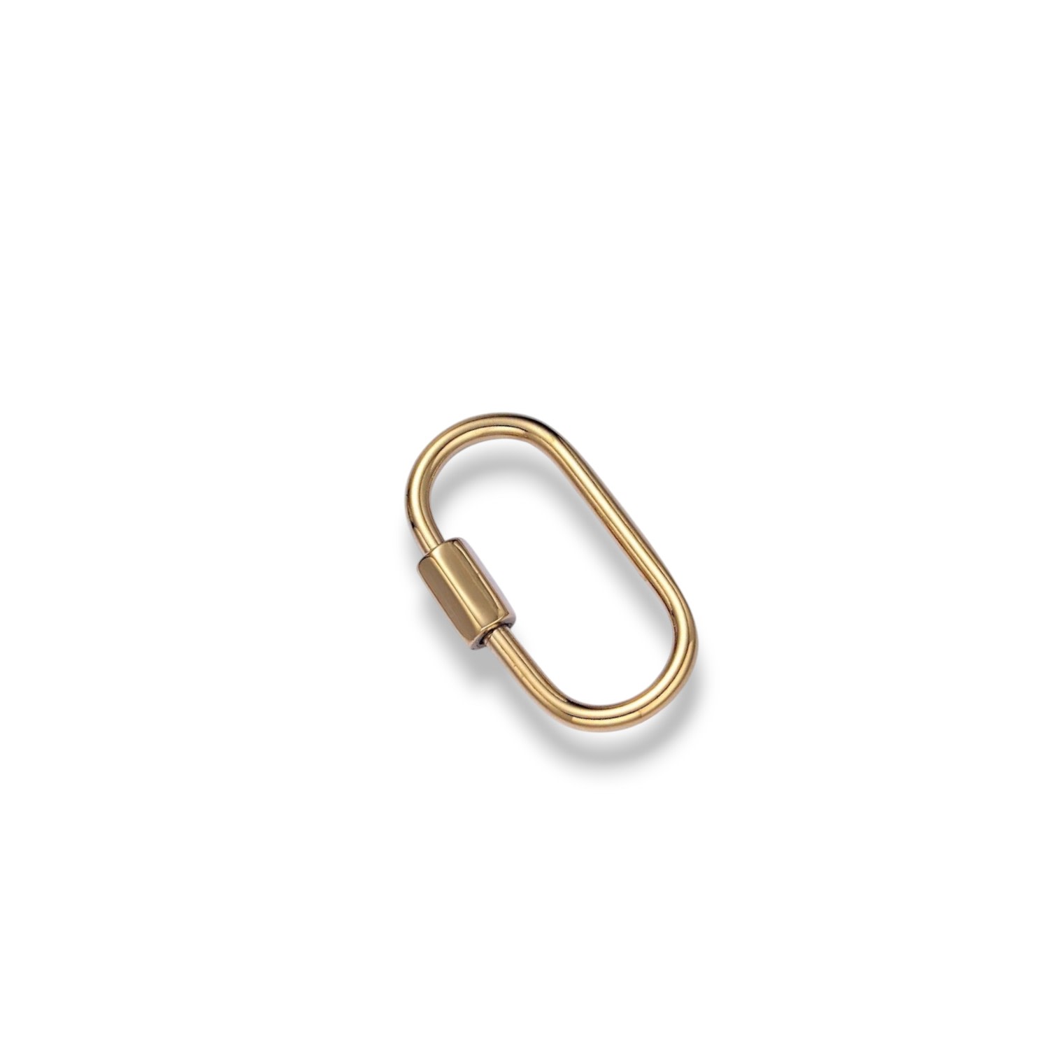 Women's Gold Chunky Carabiner Charm Keeper | Alexie of Athens