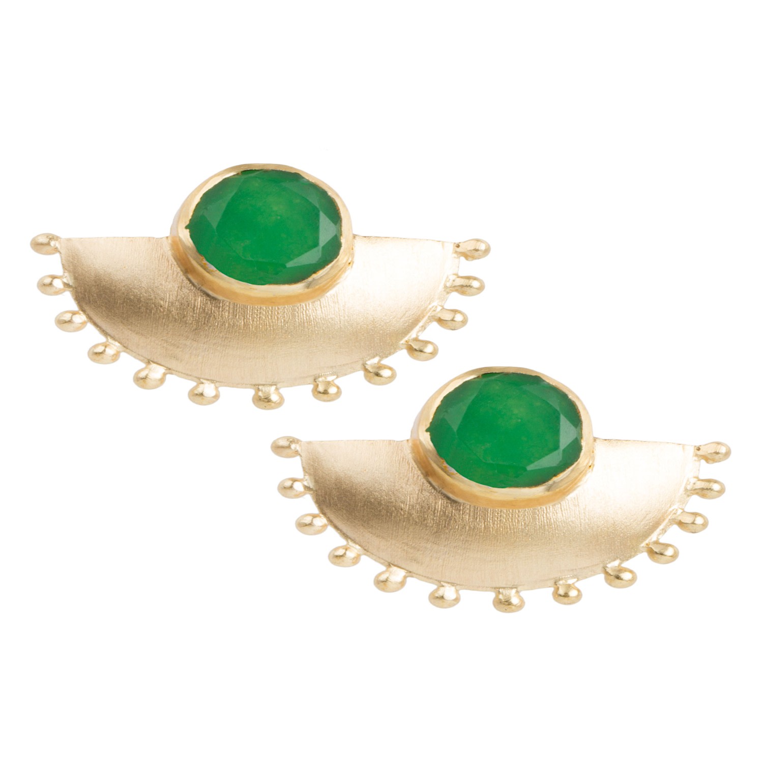 Saachi Women's Green Rani Earring
