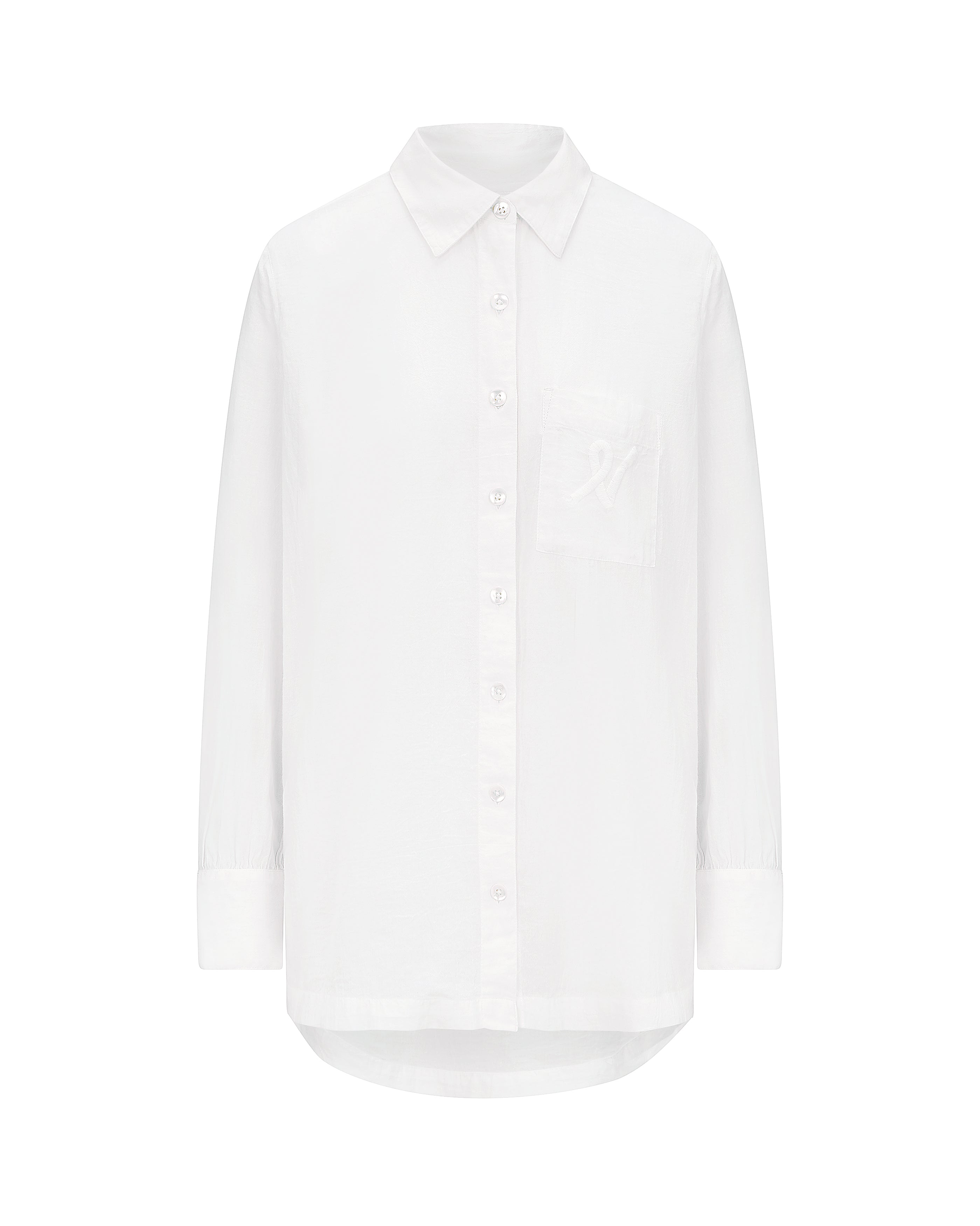 Nudea Women's The Midi Shirt - Cotton White