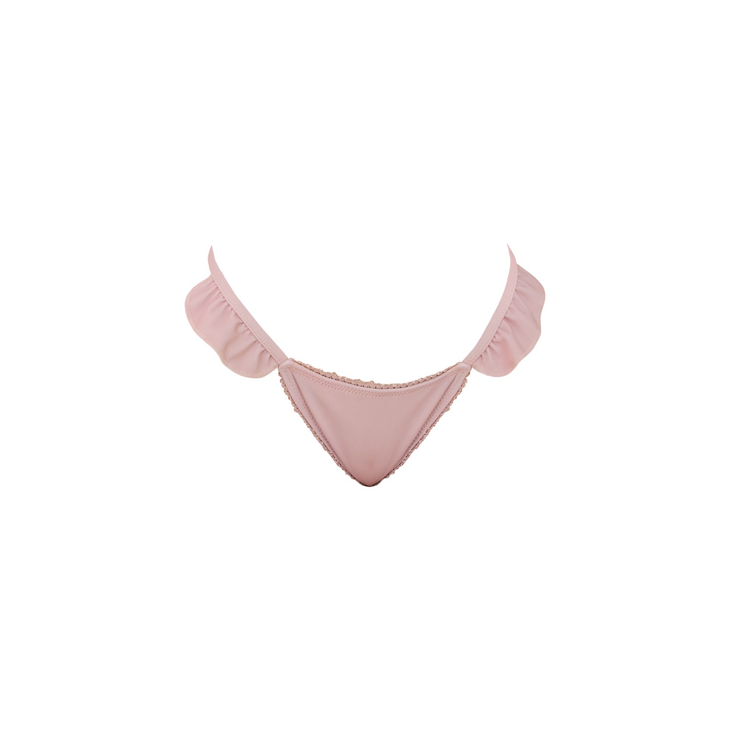 Ivy Swimwear Women's Pink / Purple Rosetta In Blush Pink Bikini Bottoms In Pink/purple