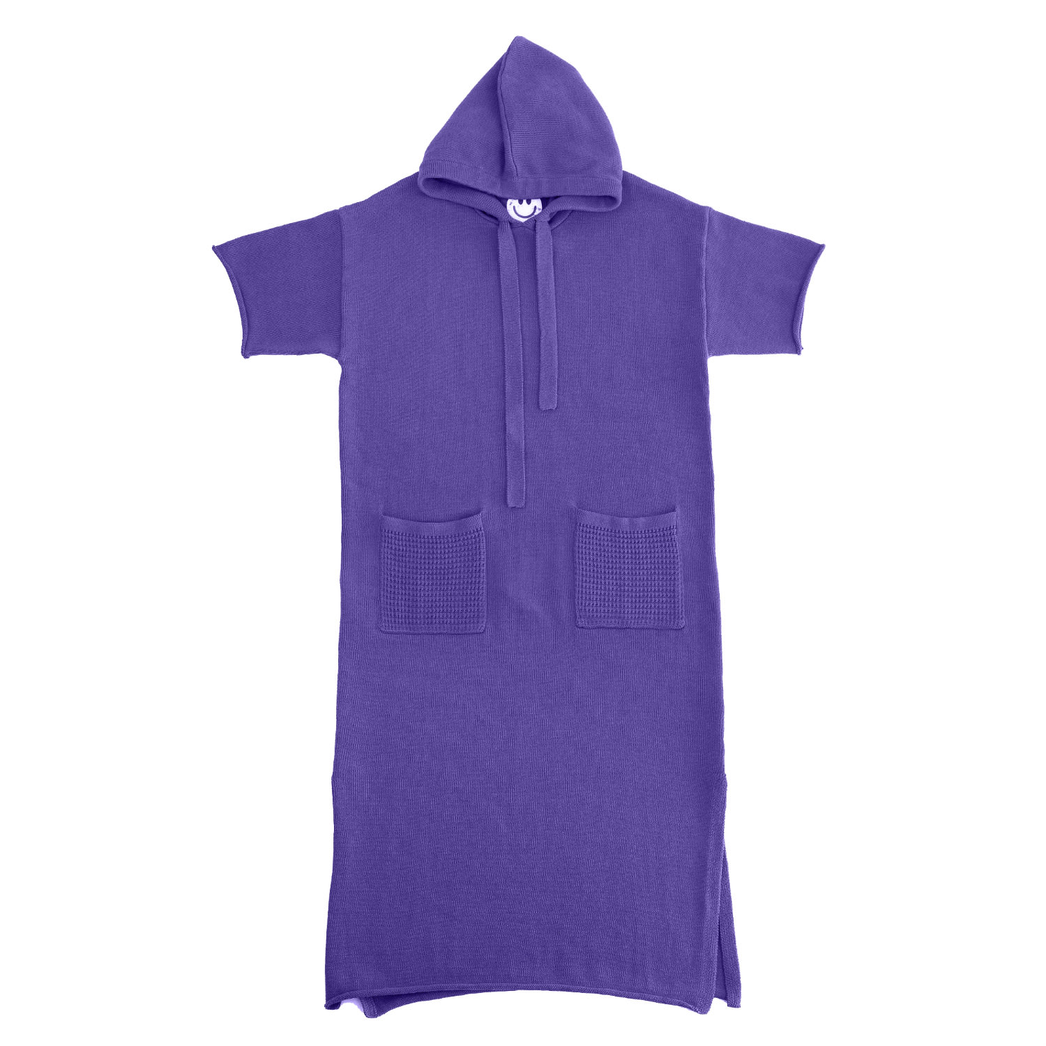 Women's Cotton Hoodie Dress - Royal Purple | S/M | Zenzee