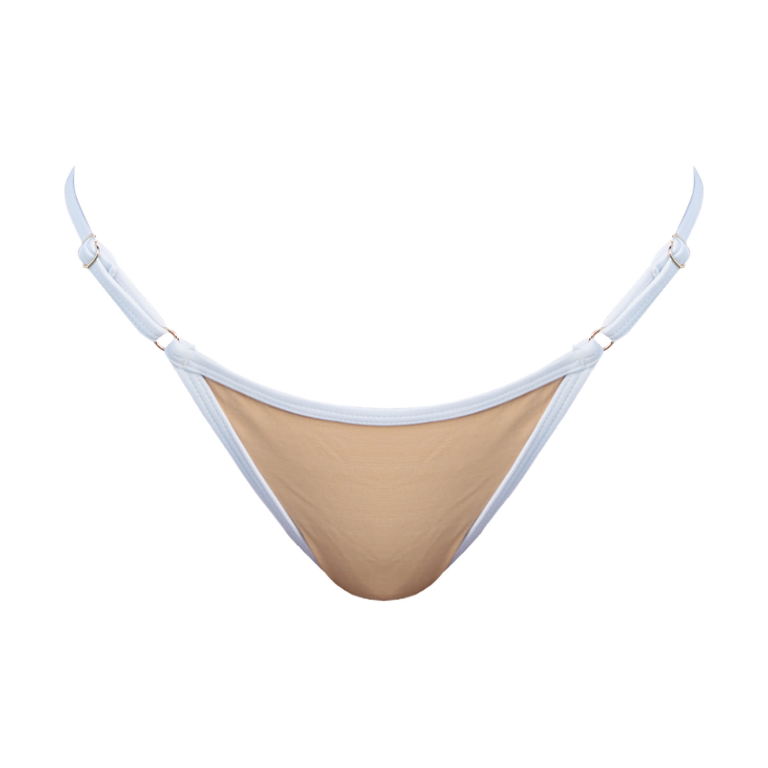 Ivy Swimwear Women's Neutrals / White Rosella White In Cream Mesh Bottoms In White