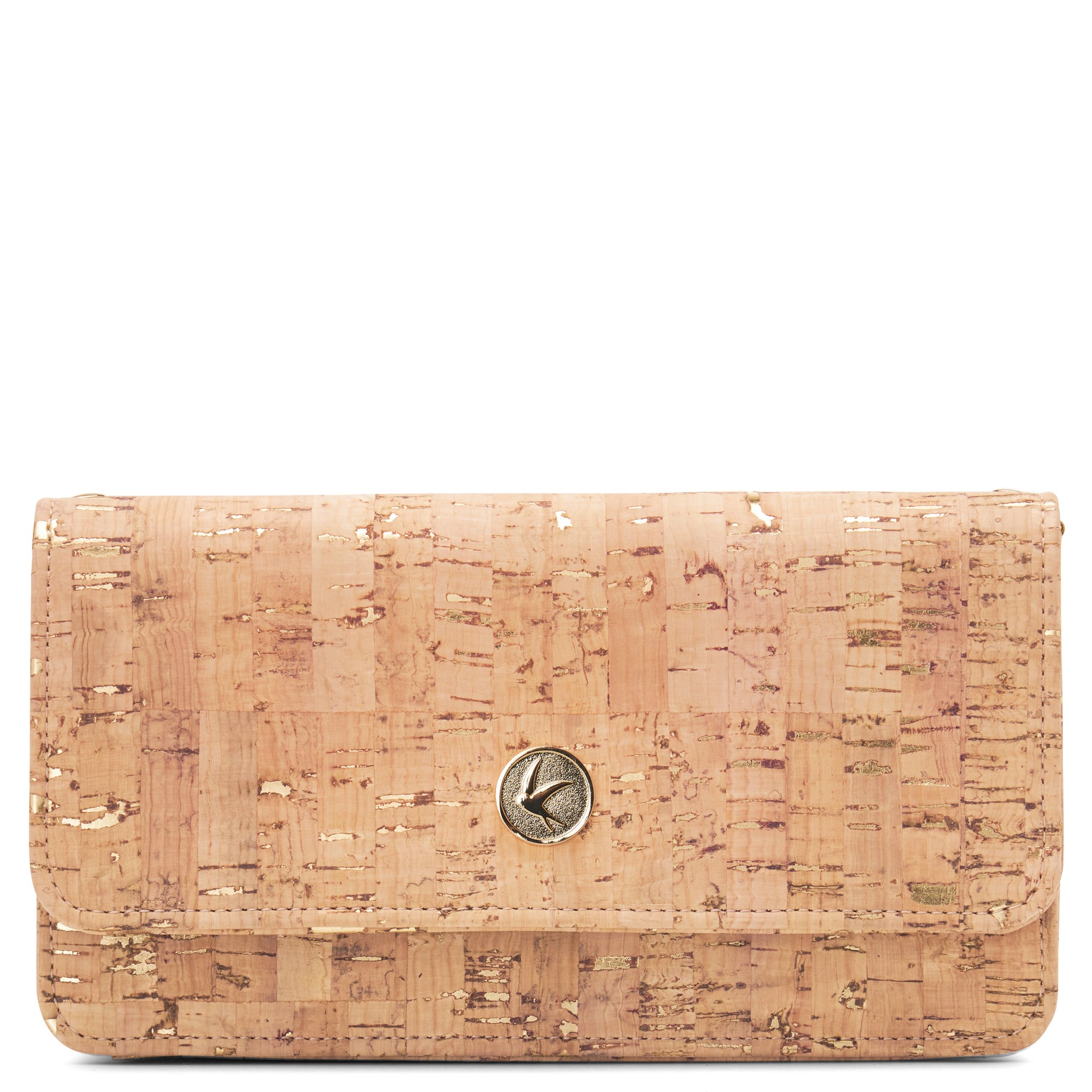 Women’s Neutrals Sara Wallet Purse - Gold Speckled Cork Svala