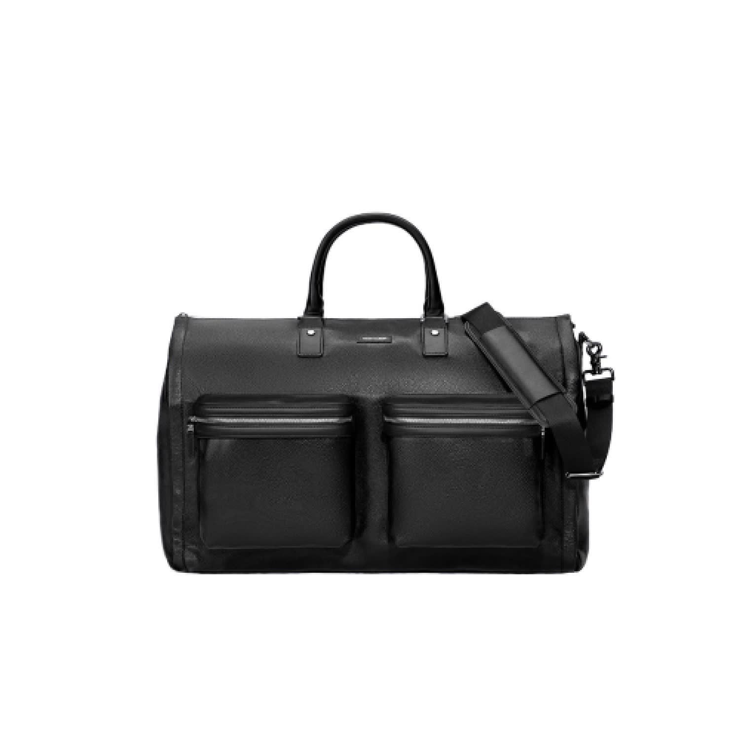 mens leather garment bag