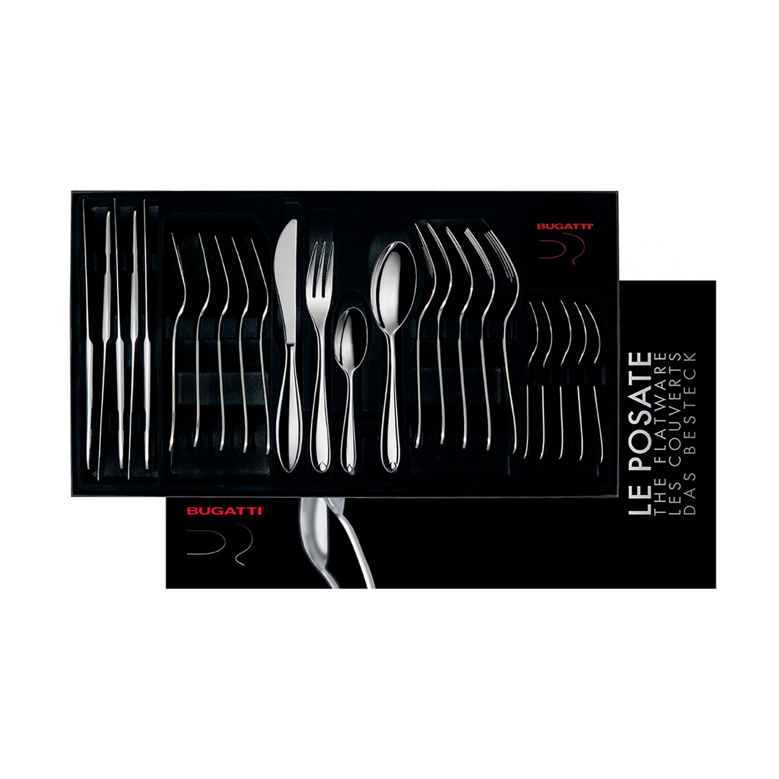 Silver 24 Piece Venezia Cutlery Set Nick Munro