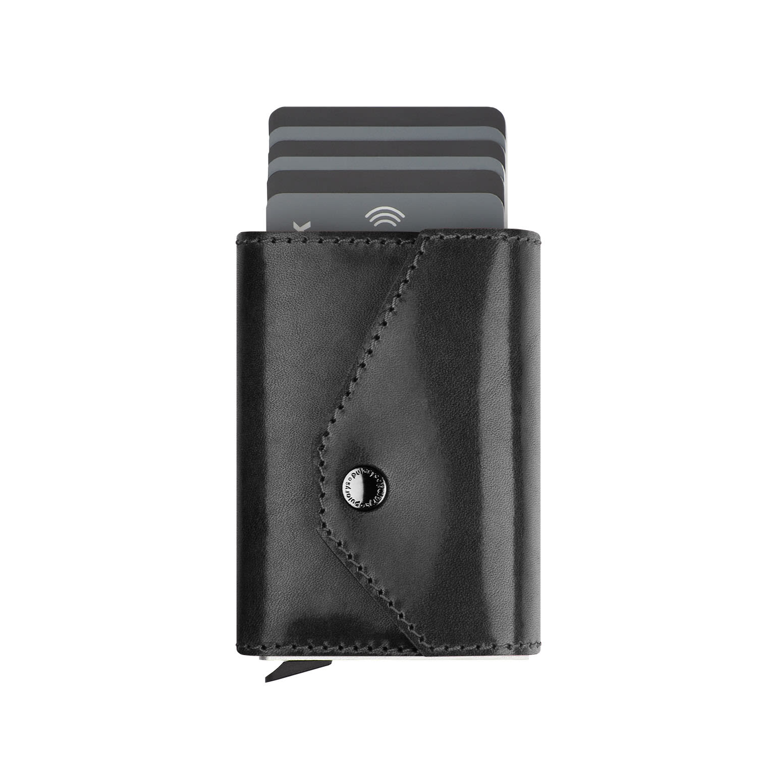 Men’s Pularys Rfid Wallet - Porter Insider Line Style In Black Colour