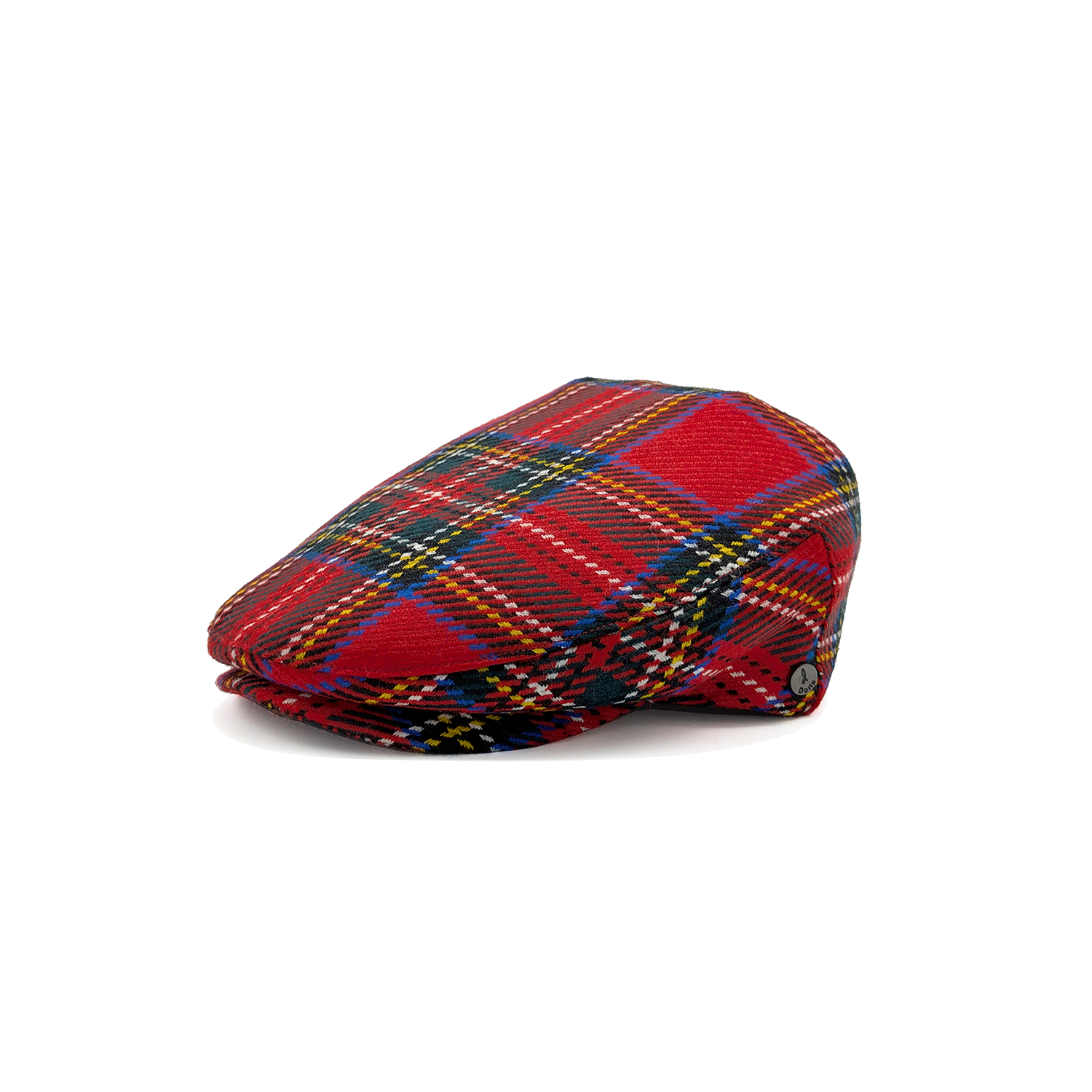 Doria 1905 Women's Red Classic Tartan Fabric Coppola In Red