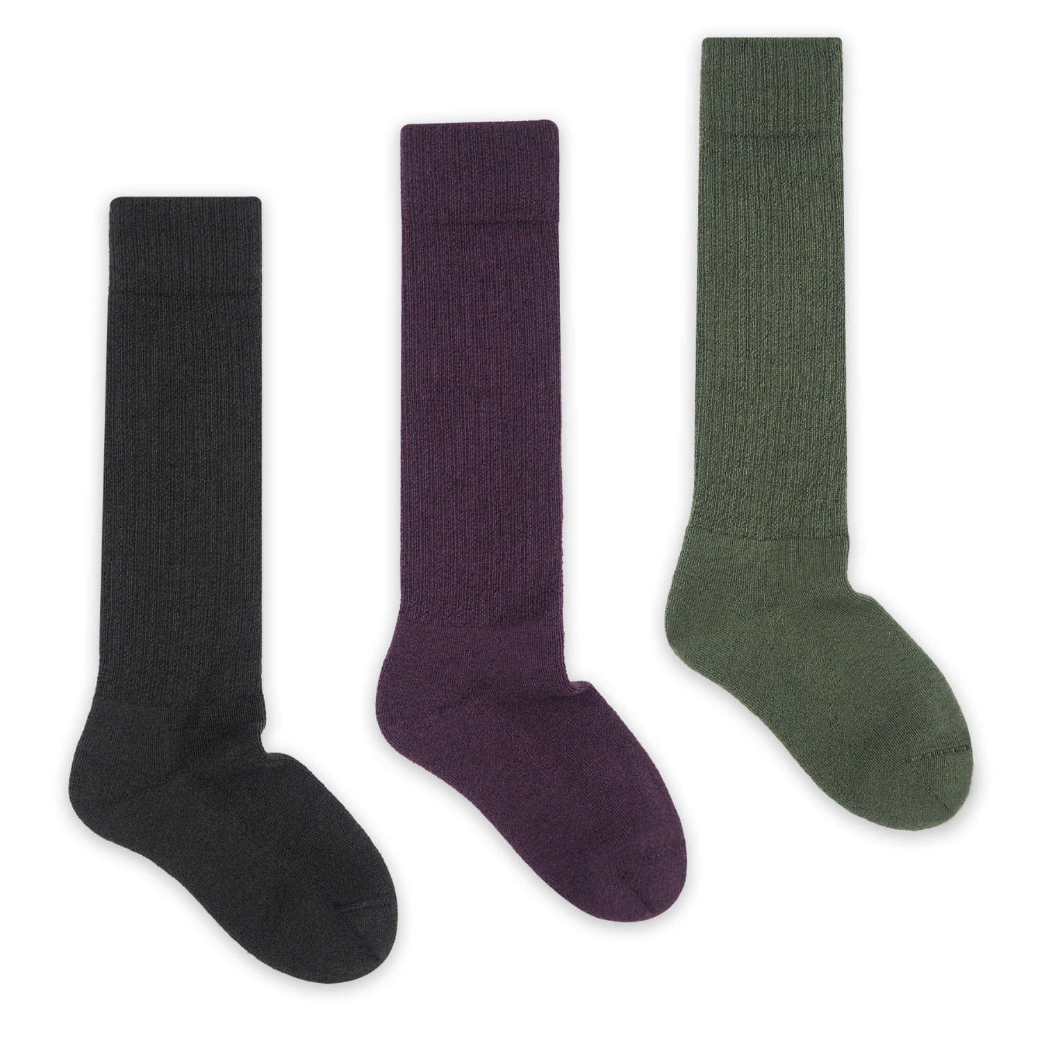 Peper Harow - Made In England Boot Women's Socks Bundle In Black/green/purple