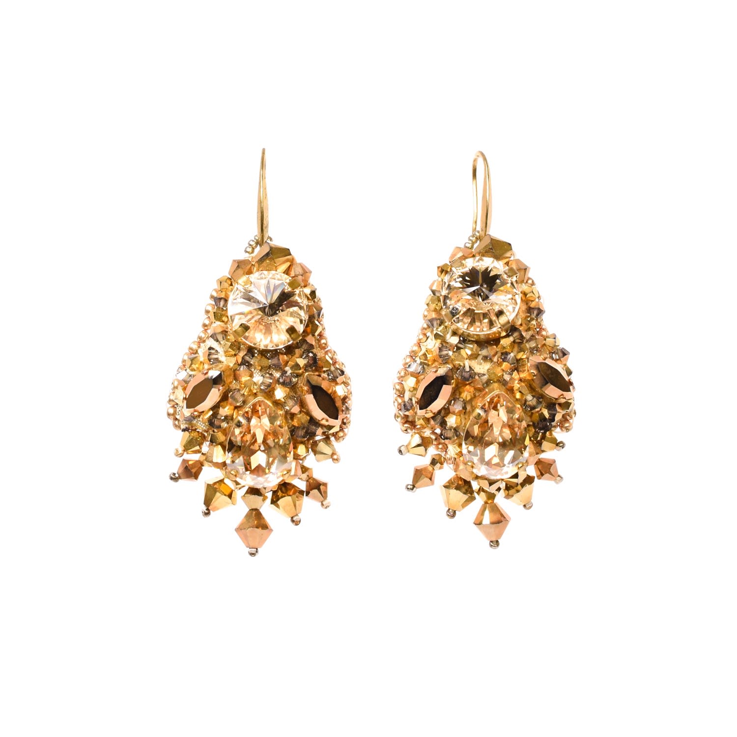 Women’s Rose Gold Ari Bug Gold Earrings Elevée Jewels