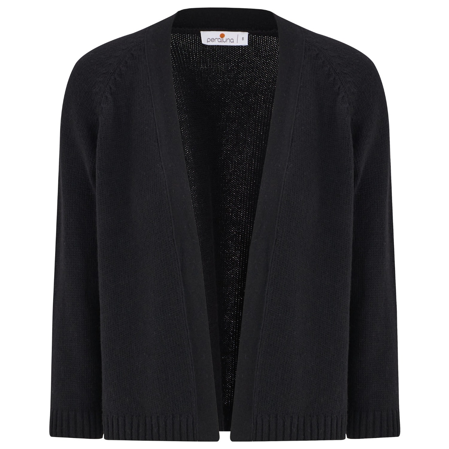 Women’s Cashmere Blend Bolero Cardigan - Black Extra Large Peraluna