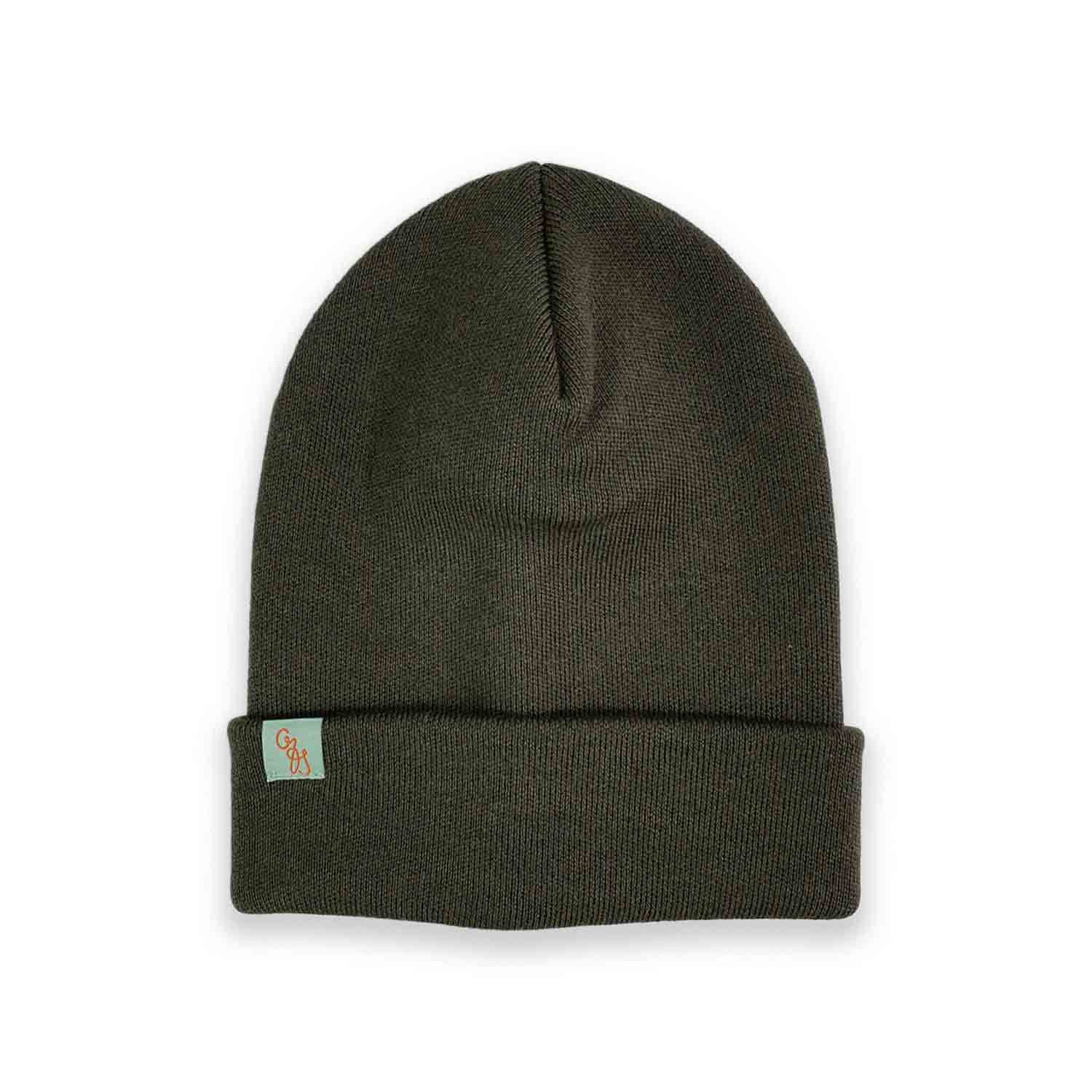 Men’s Beanies - Base - Dk Olive Green Otto & Spike