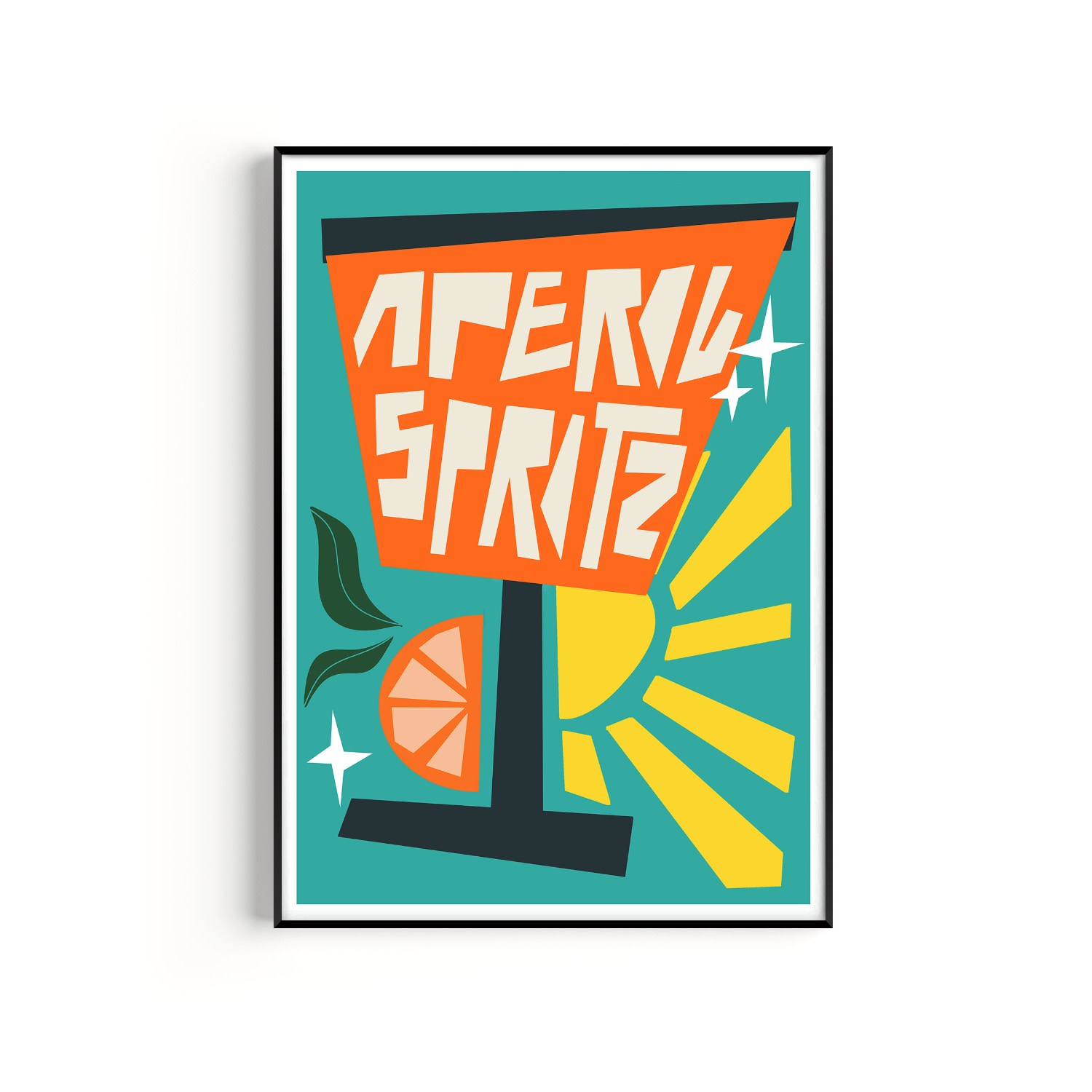 Natalie Cass Art Aperol Spritz Art Print - A2