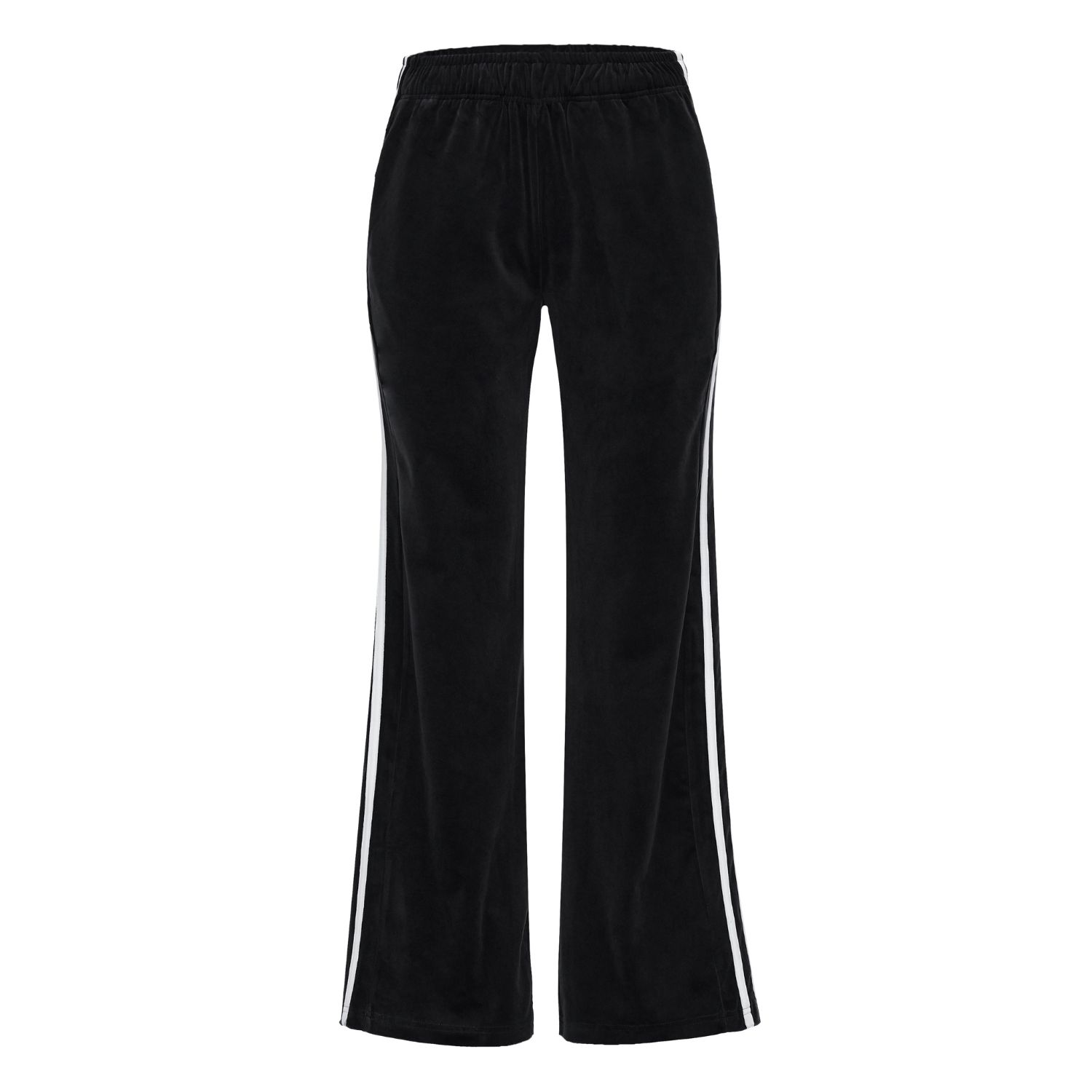 Goldie Byrd Velour Track Pants In Black