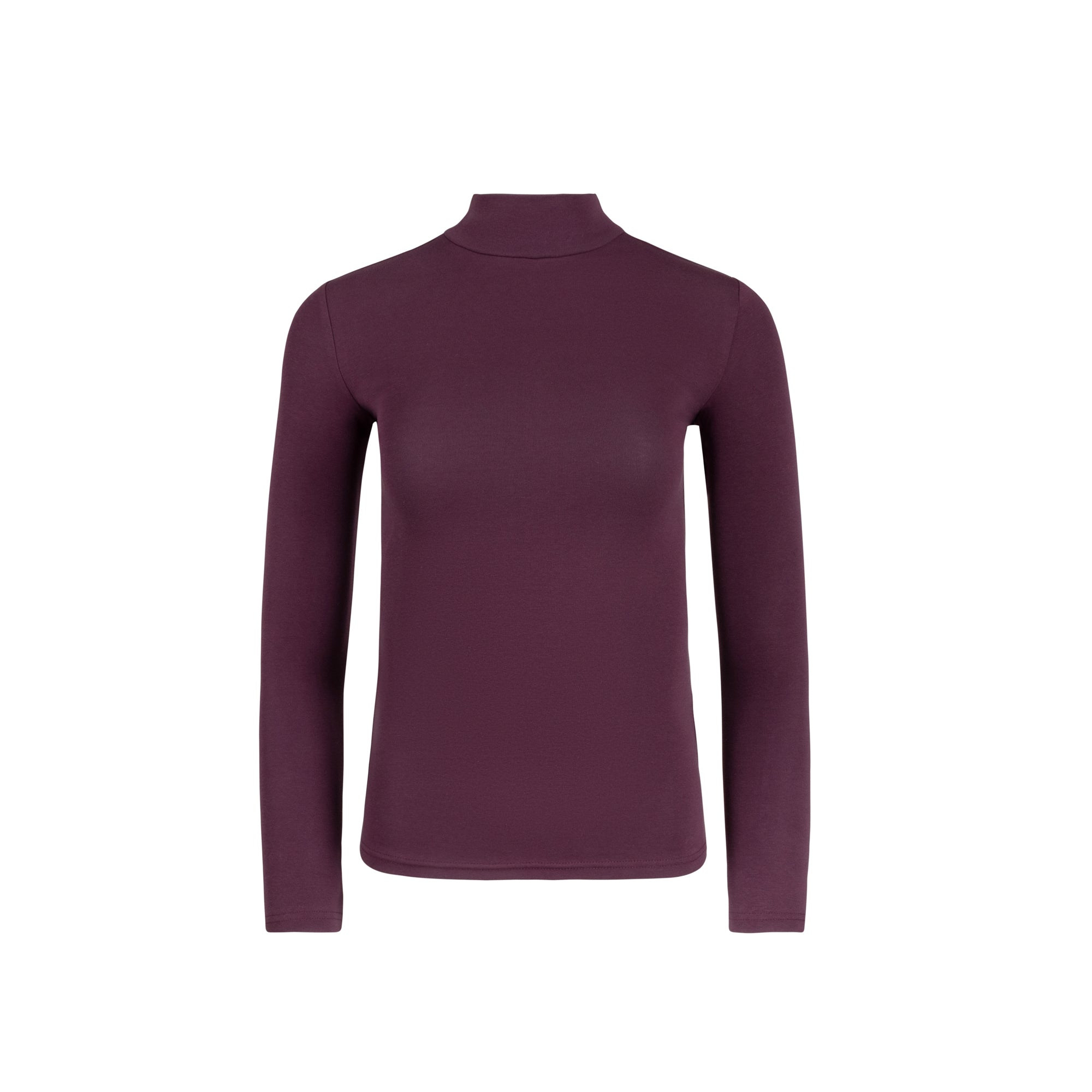 Loup Clothing Women's Purple Essential Turtleneck Plum