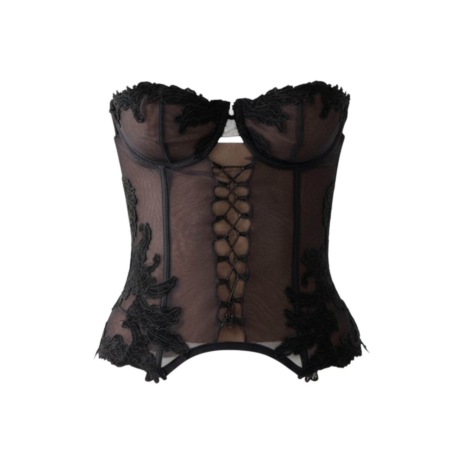 Room 24 Women's Black Selma Corset In Black
