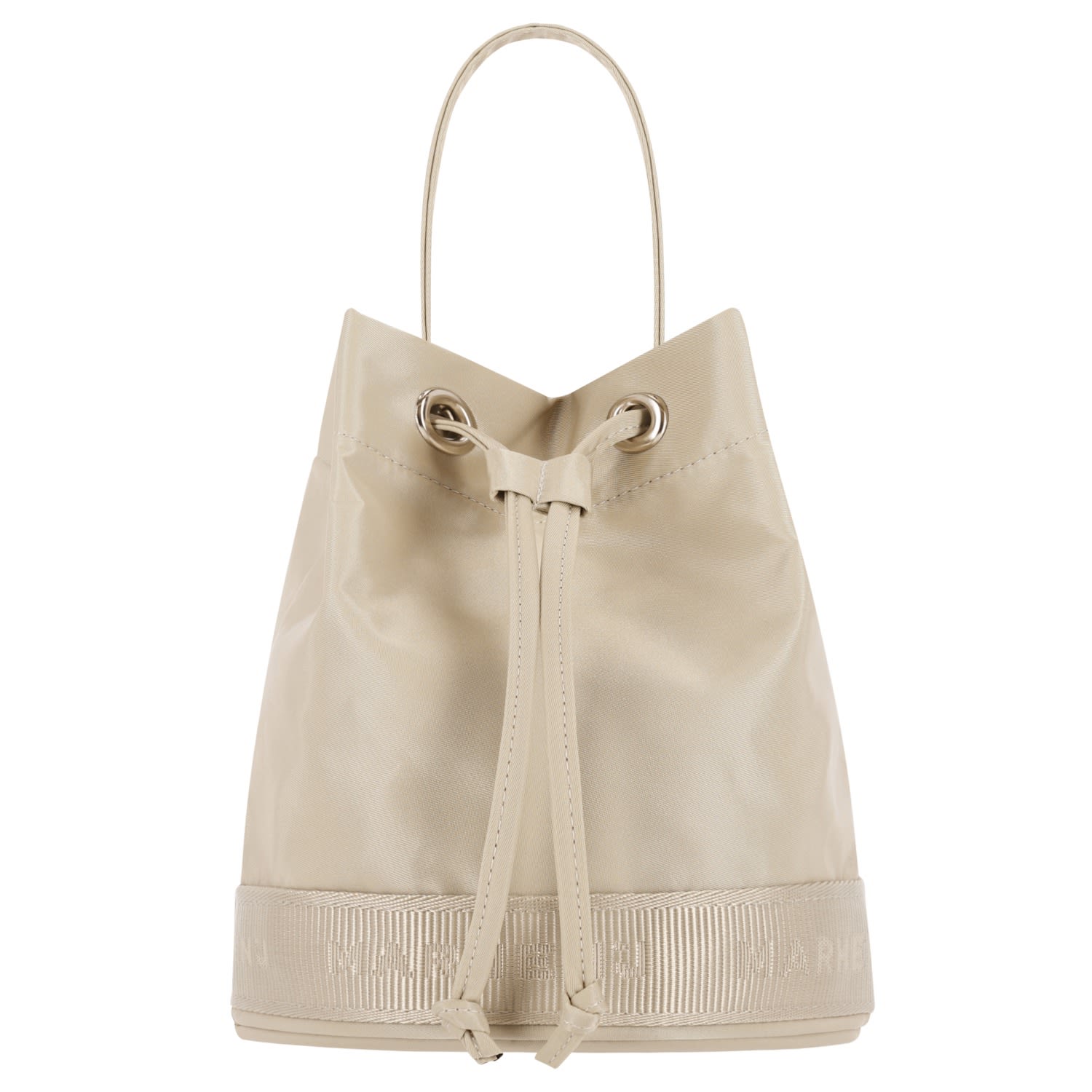 Women’s Neutrals Recycled Nylon Bucket Bag - Lexy - Beige Marhen. j