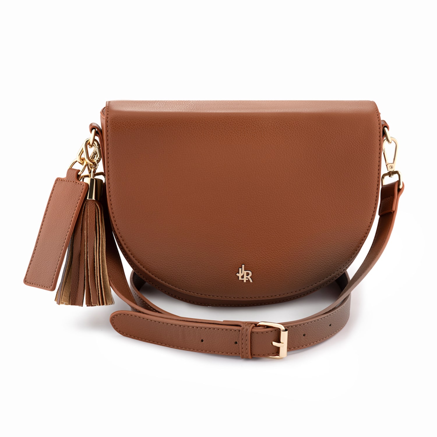 Women’s Brown Neeson Saddle Bag - Tan Jlr London