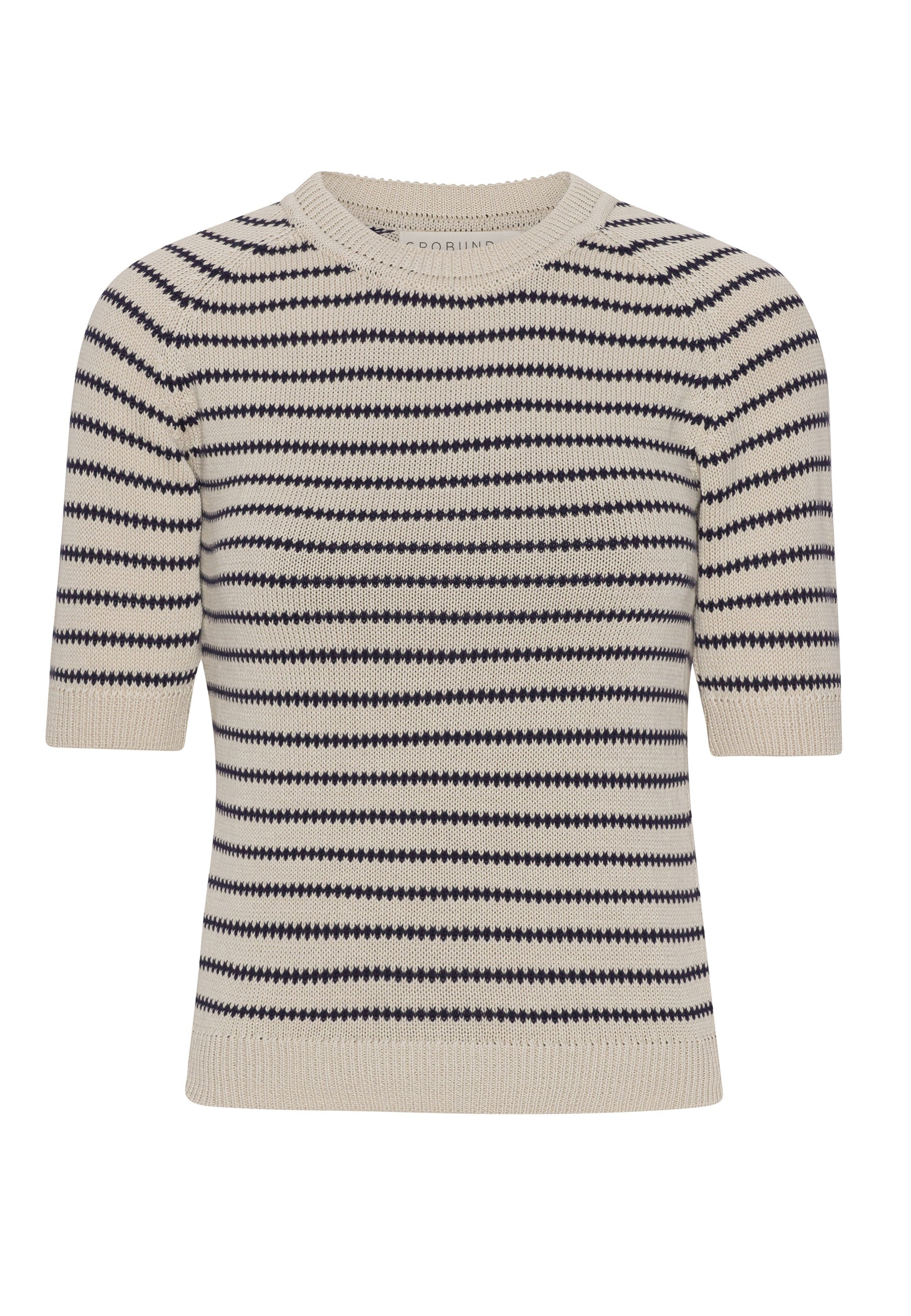 Grobund Women's  Ida Knit Tee - The One With Blue Stripes In Blue