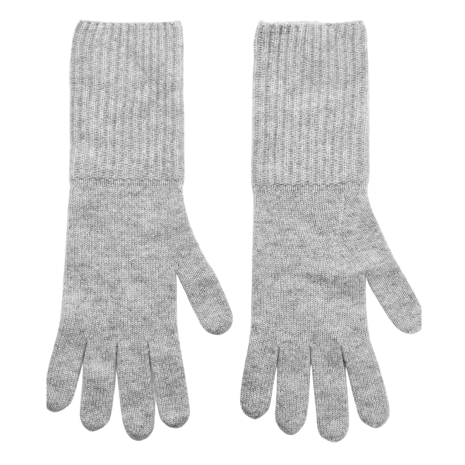 Women’s Cashmere Glove In Foggy Grey One Size Loop Cashmere